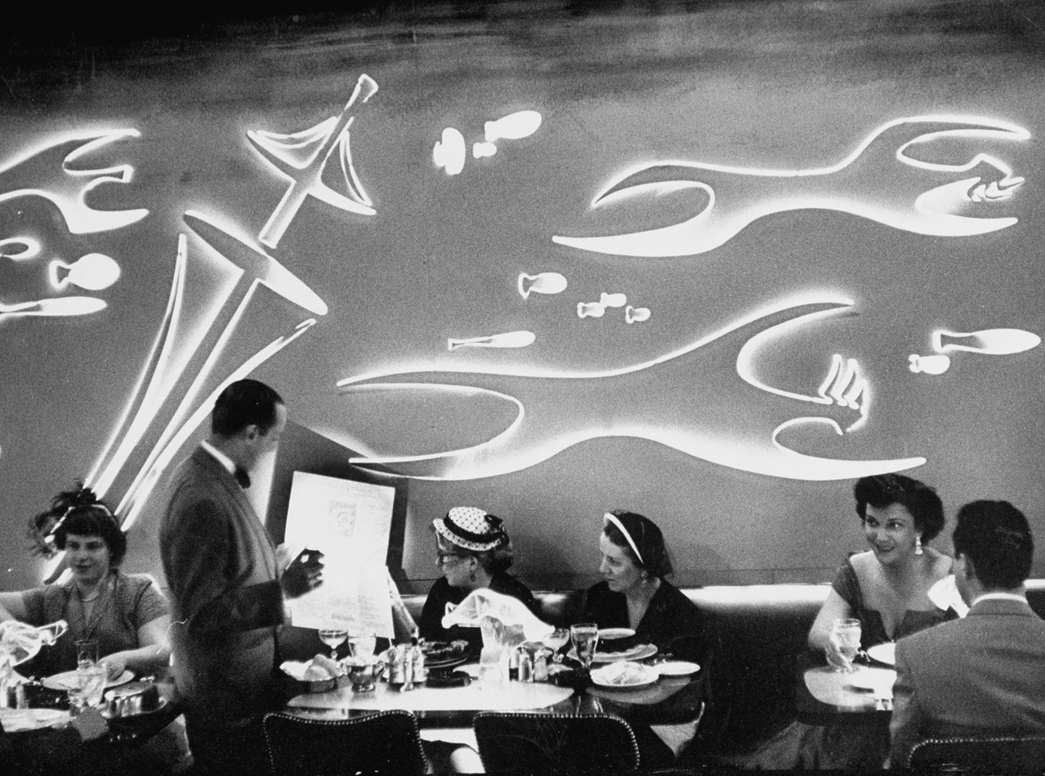 The Sea Restaurant, Chicago, 1952.