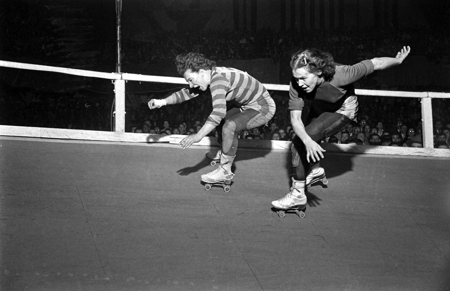 Women's Roller Derby, Chicago, 1948.