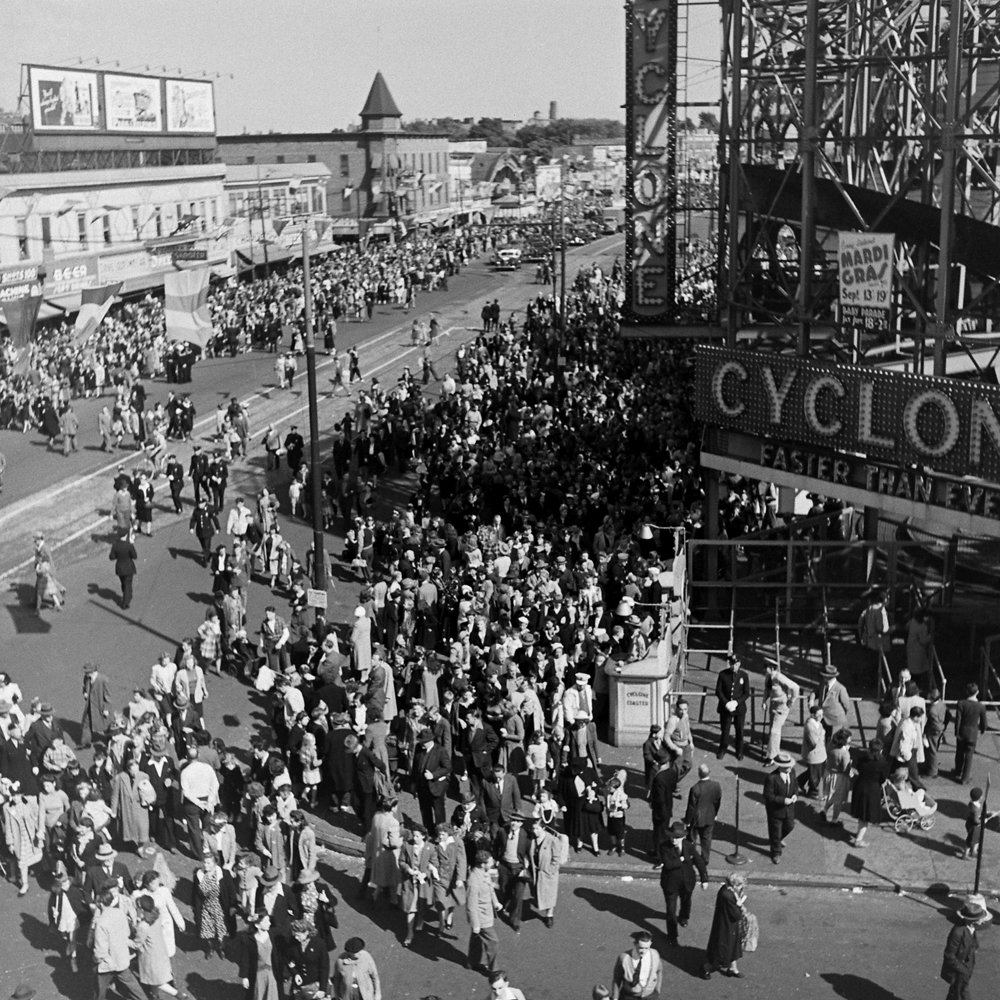 Coney Island, 1943.