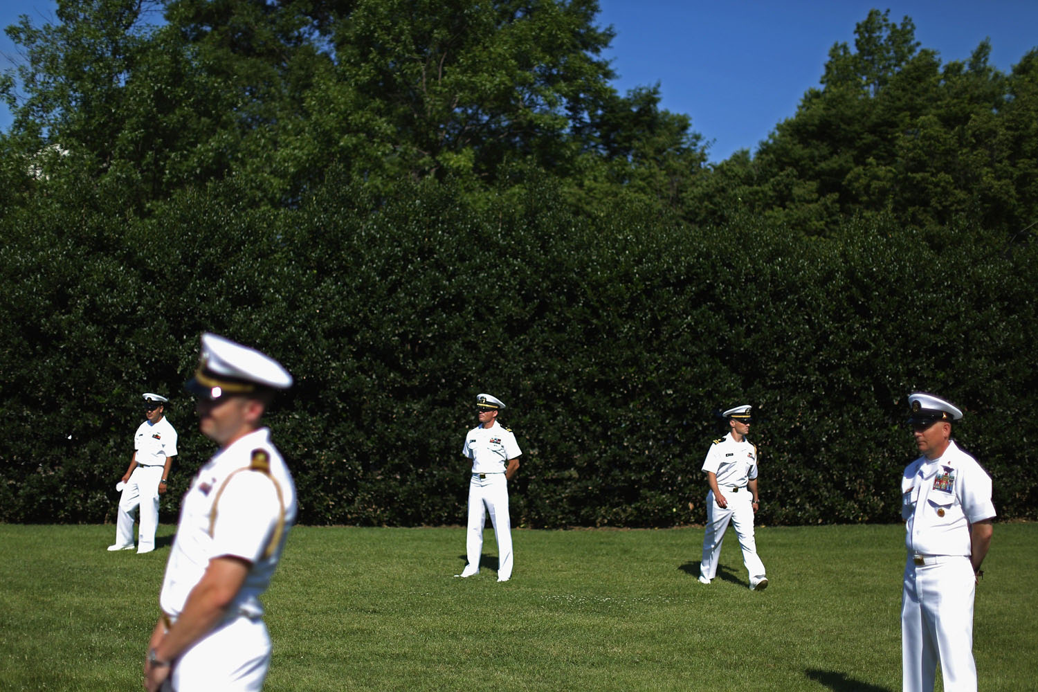 BESTPIX Remembrance Ceremony Held For Victims Of Washington Navy Yard Shootings