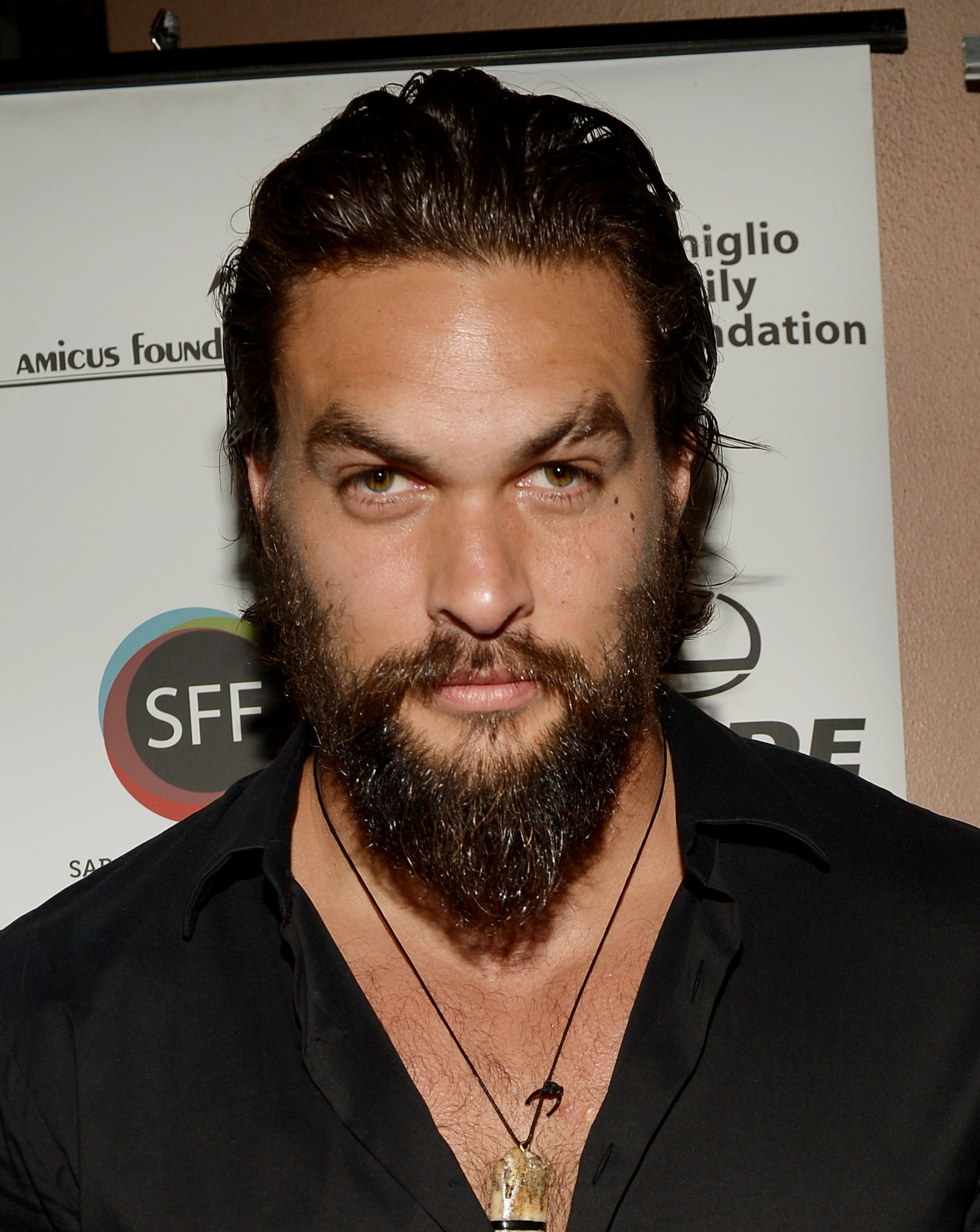 Jason Momoa arrives at a screening of <i>Road to Paloma</i> during the Sarasota Film Festival in Sarasota, Fla., on April 12, 2014 (Gustavo Caballero—Getty Images)