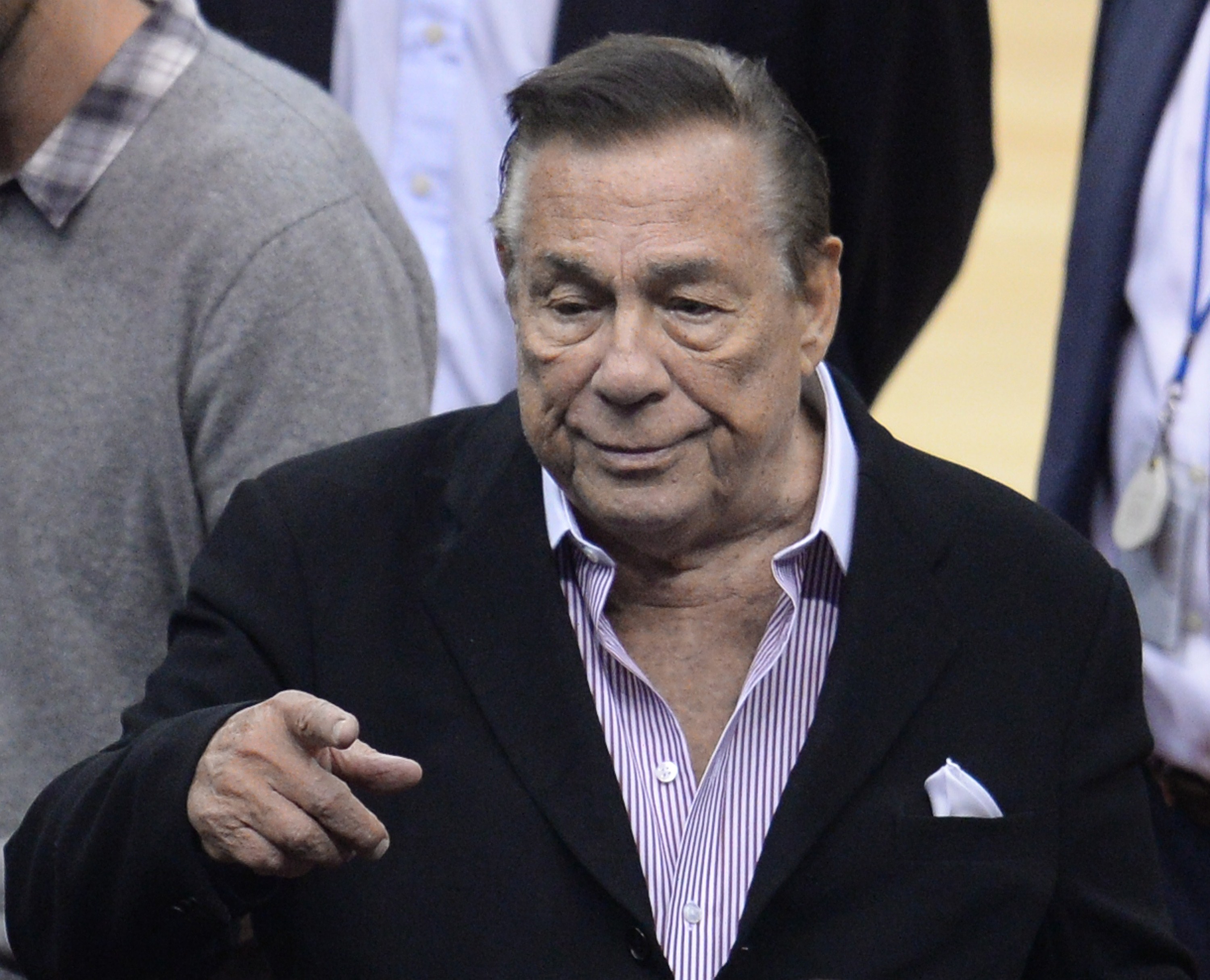 Los Angeles Clippers owner Donald Sterling attends the NBA playoff game between the Clippers and the Golden State Warriors on April 21, 2014 at Staples Center in Los Angeles. (ROBYN BECK&mdash;AFP/Getty Images)
