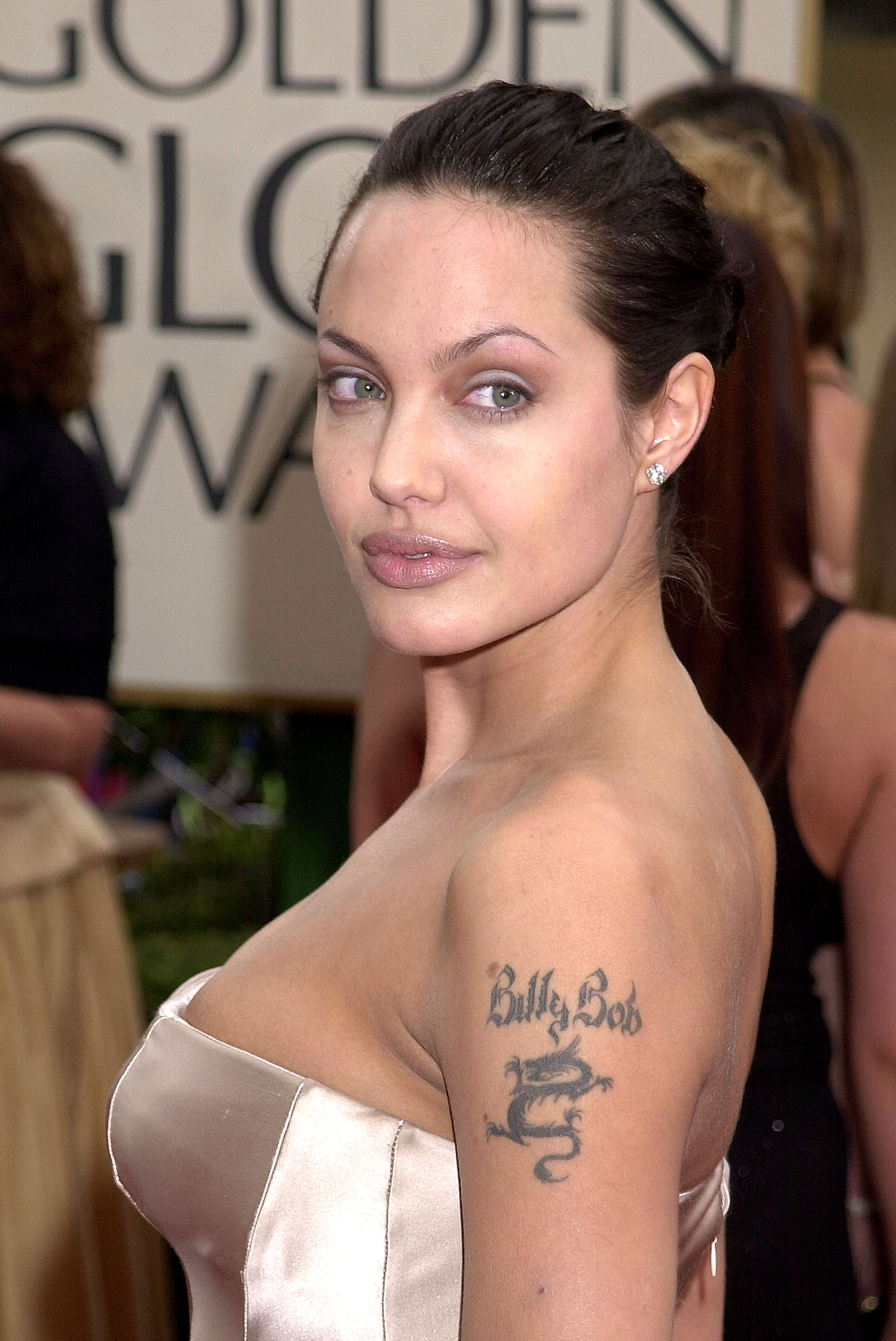 Angelina Jolie at the Beverly Hilton Hotel in Beverly Hills, California. (Gregg DeGuire—WireImage)