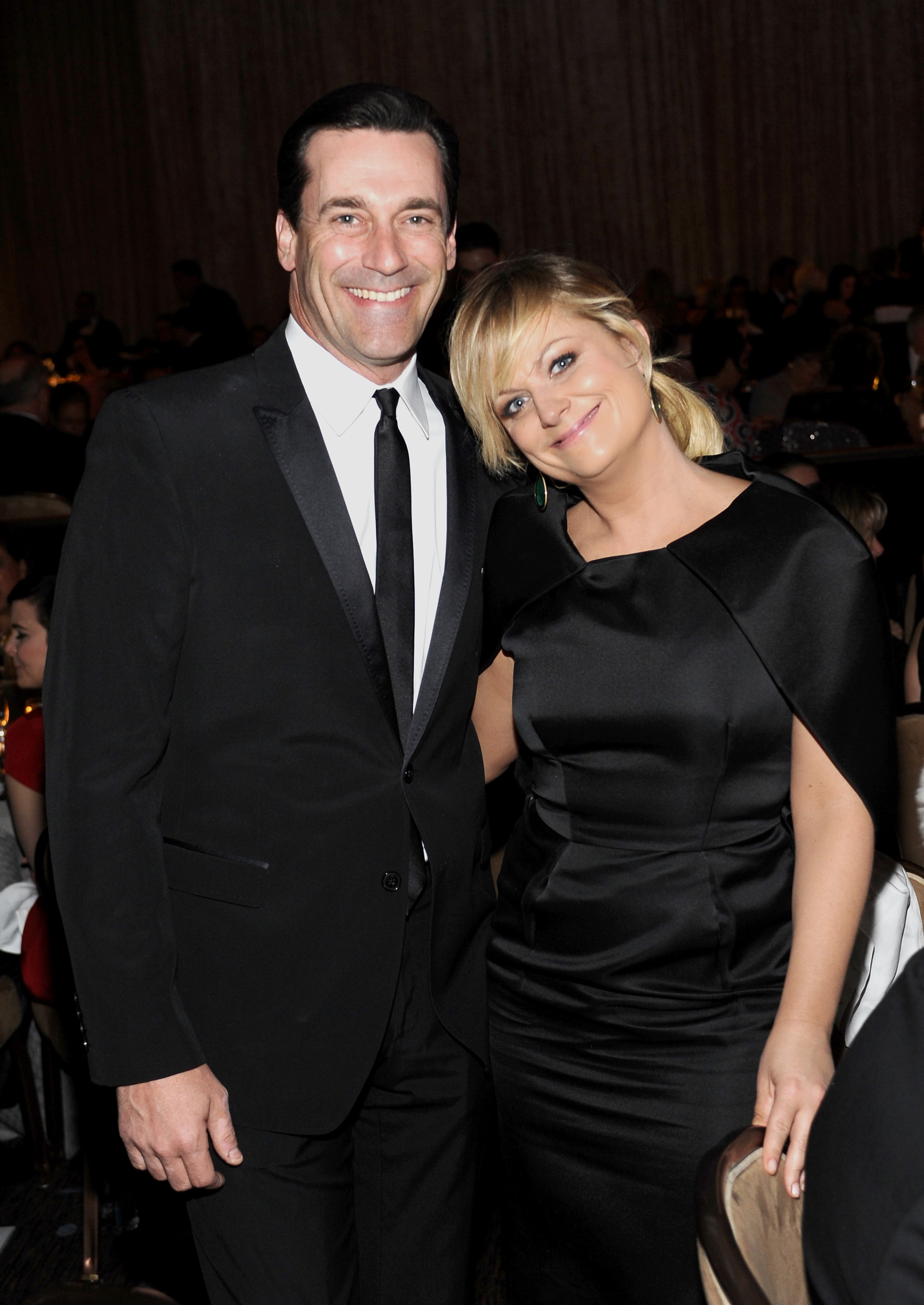 Actors Jon Hamm and Amy Poehler attend the 15th Annual Costume Designers Guild Awards at The Beverly Hilton Hotel on February 19, 2013 in Beverly Hills, California. (Stefanie Keenan—CDG/Getty Images)