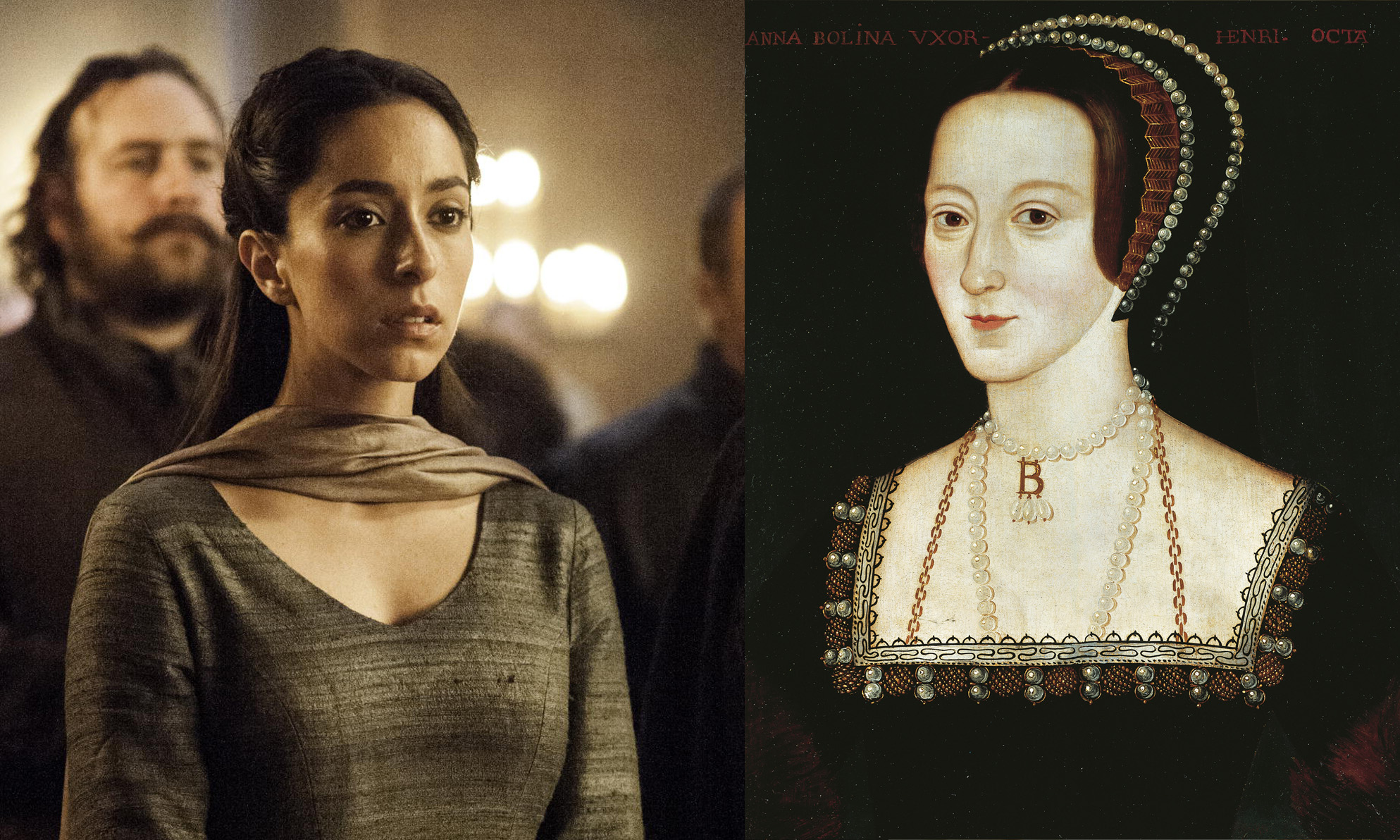 From left: Talisa Stark and Anne Boleyn. (Helen Sloan—HBO; Getty Images)