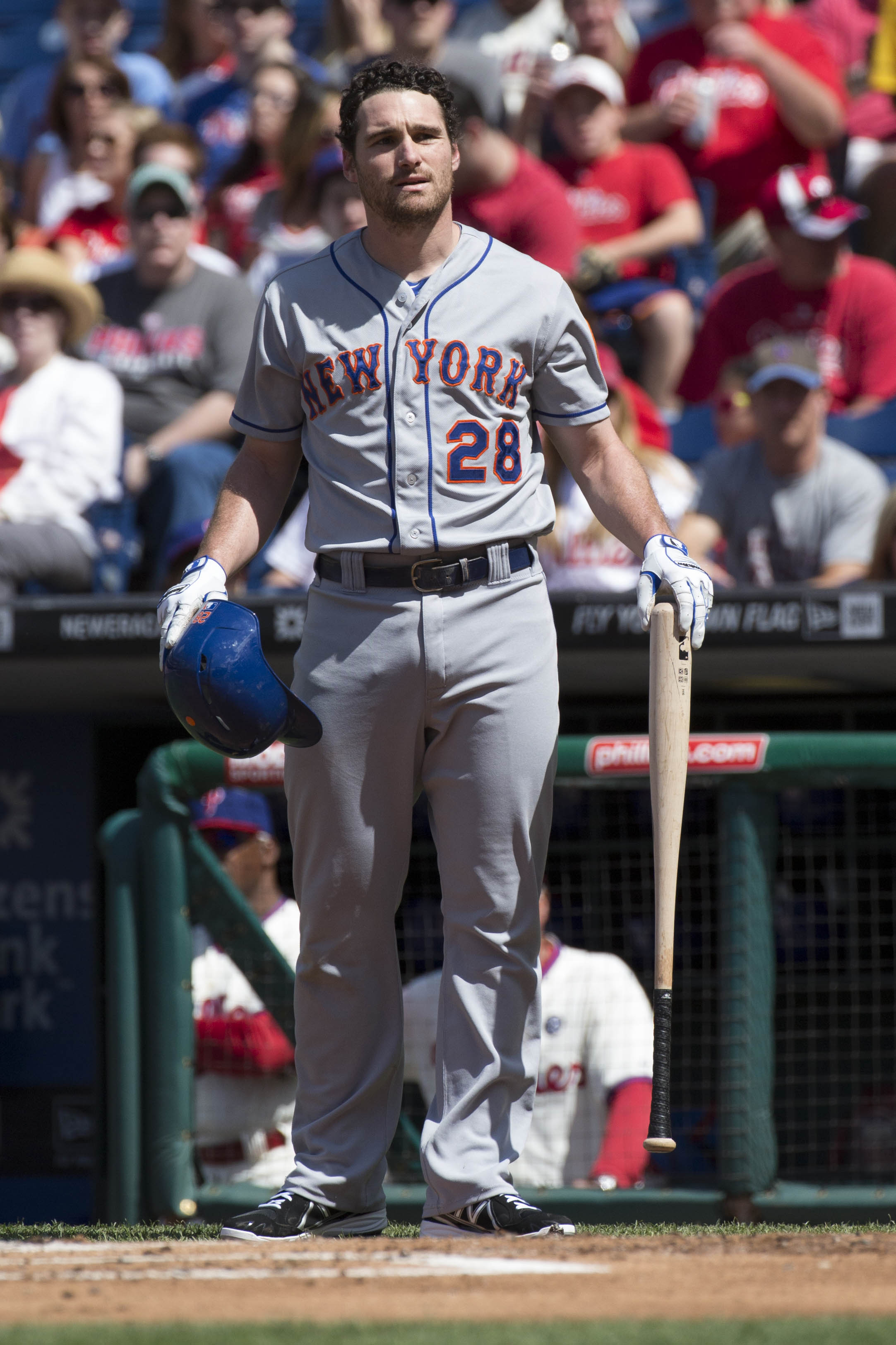 New York Mets' Daniel Murphy during the first inning of a baseball game, Saturday, May 31, 2014, in Philadelphia. (Chris Szagola—AP)