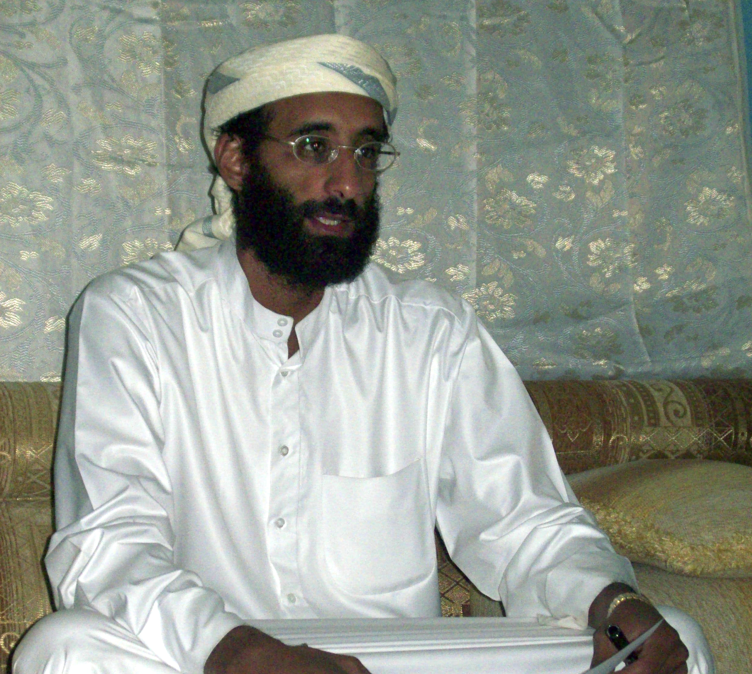 This October 2008 file photo shows Anwar al-Awlaki in Yemen. He was killed in a U.S. drone strike three years later, in 2011 (Muhammad ud-Deen—AP)