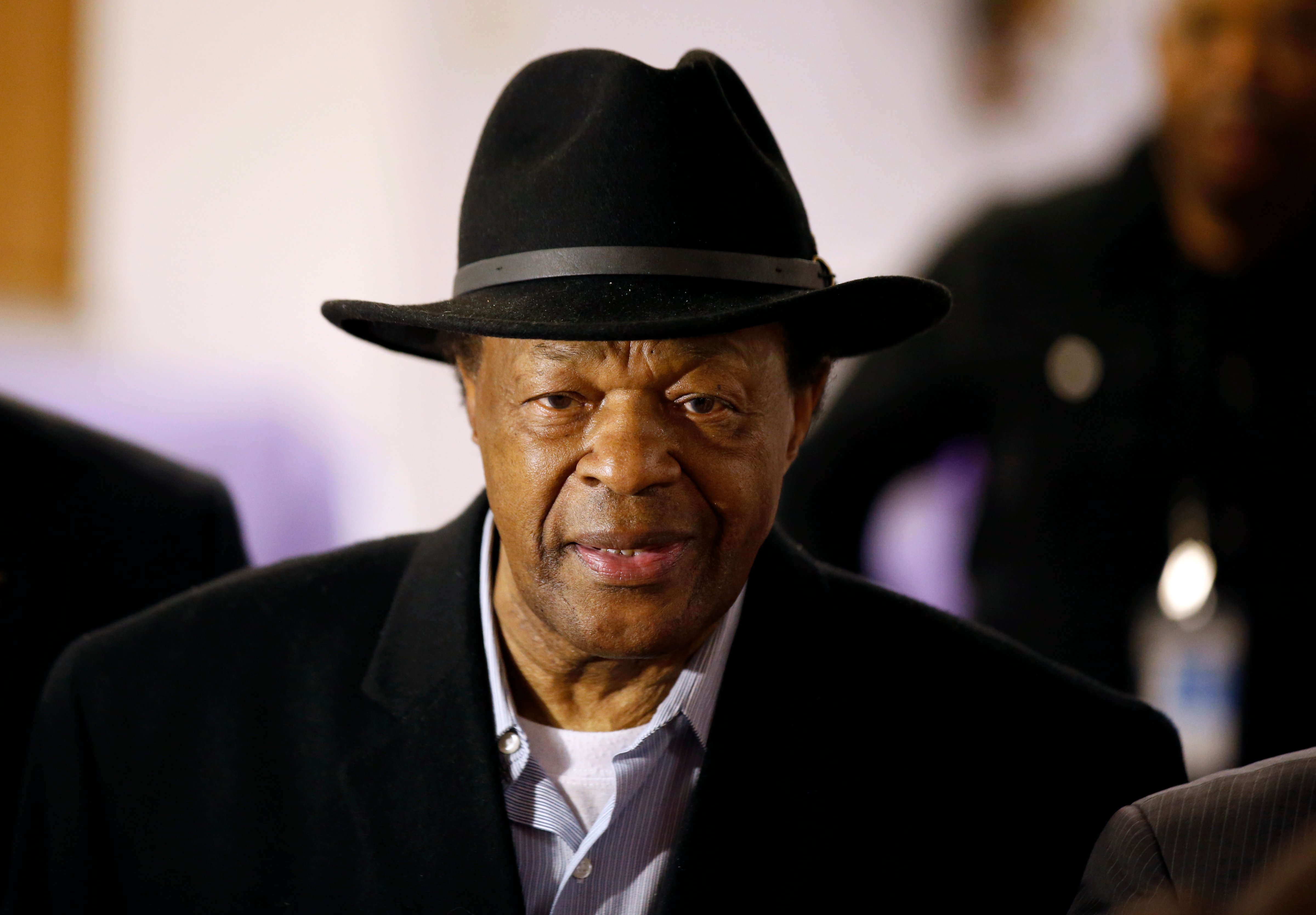 Former Mayor and current DC City Council member Marion Barry in Washington, March 19, 2014. (Alex Brandon—AP)
