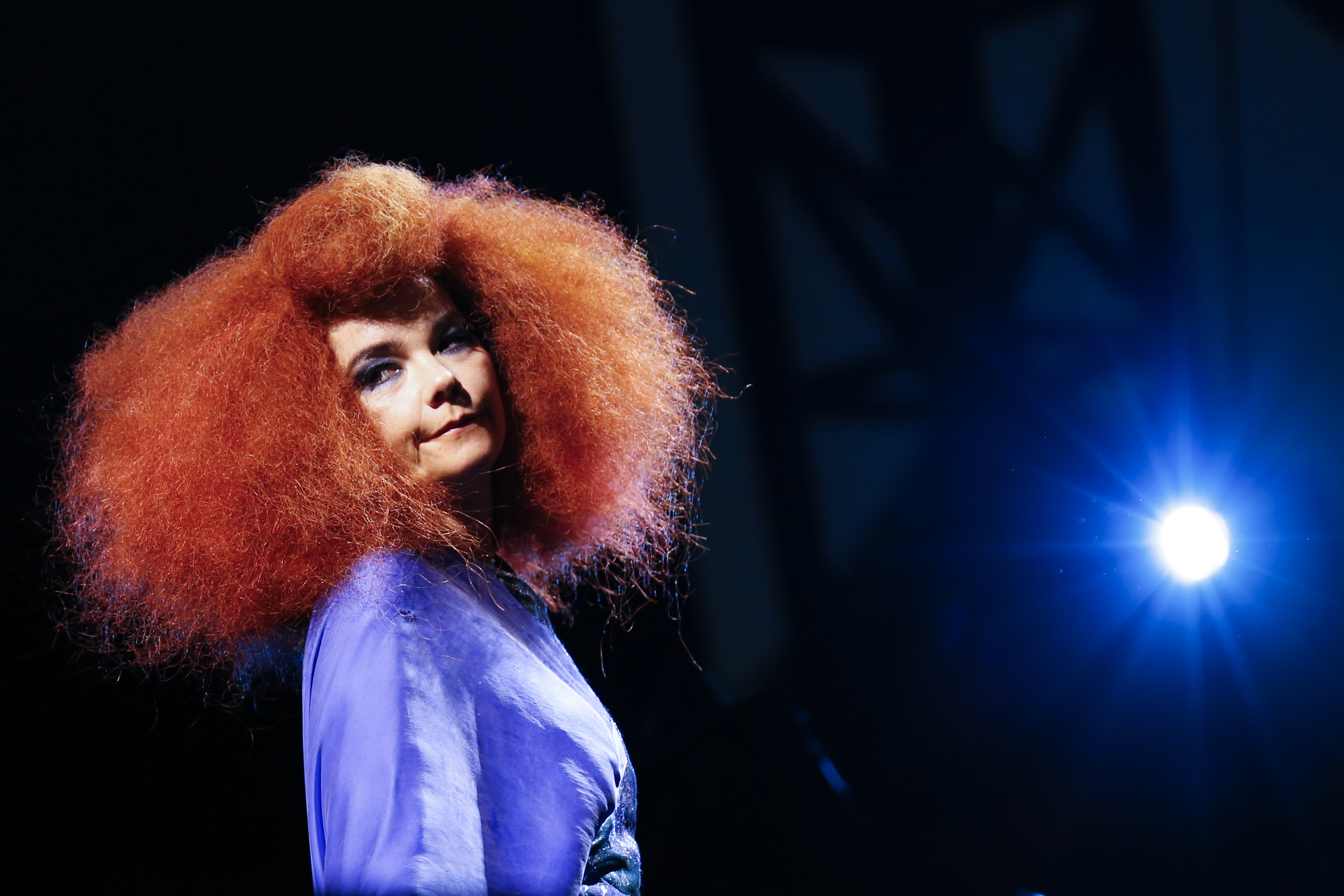 Björk performs on Day 9 of the RBC Royal Bank Bluesfest on July 13, 2013, in Ottawa. (Mark Horton—WireImage/Getty Images)