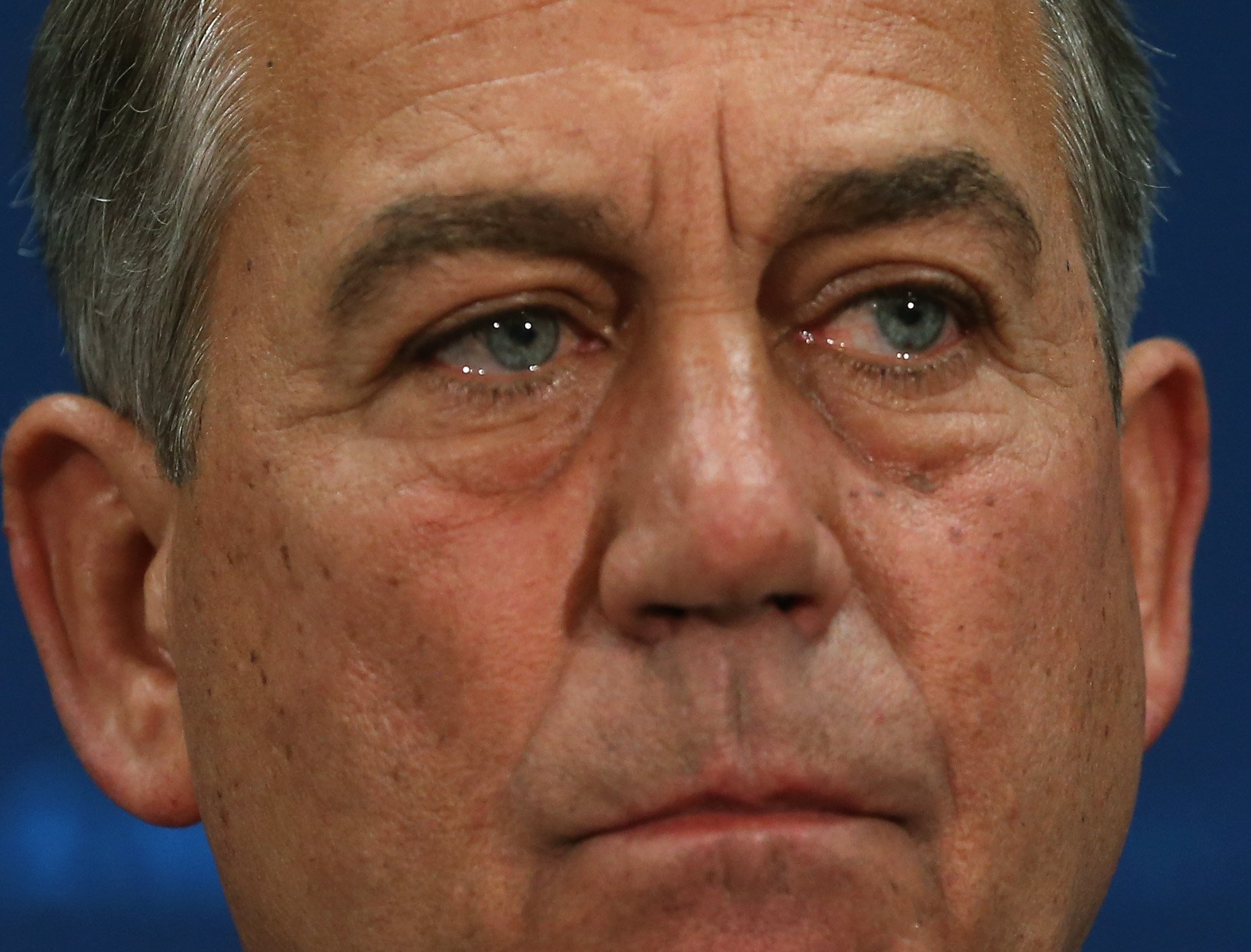 House Speaker John Boehner participates in a news conference at the U.S. Capitol June 10, 2014 in Washington, DC. (Mark Wilson—Getty Images)