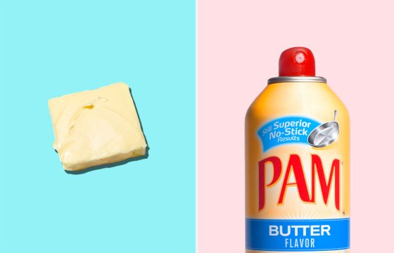 Which is better for you: Real butter or spray on fake butter?