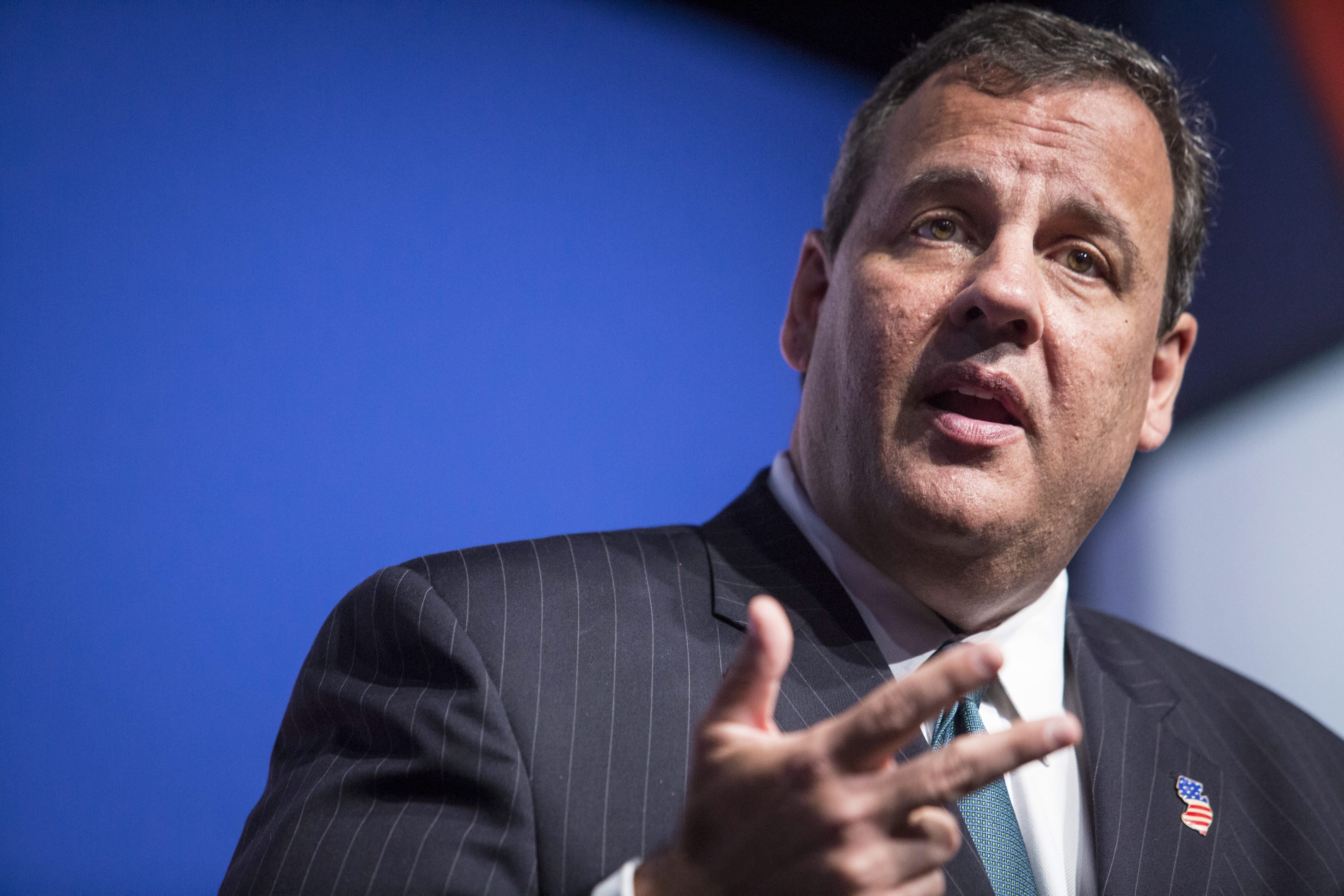 New Jersey Governor Chris Christie speaks during the Faith and Freedom Coalition's 'Road to Majority' conference in Washington D.C. on June 20, 2014. (Drew Angerer—EPA)