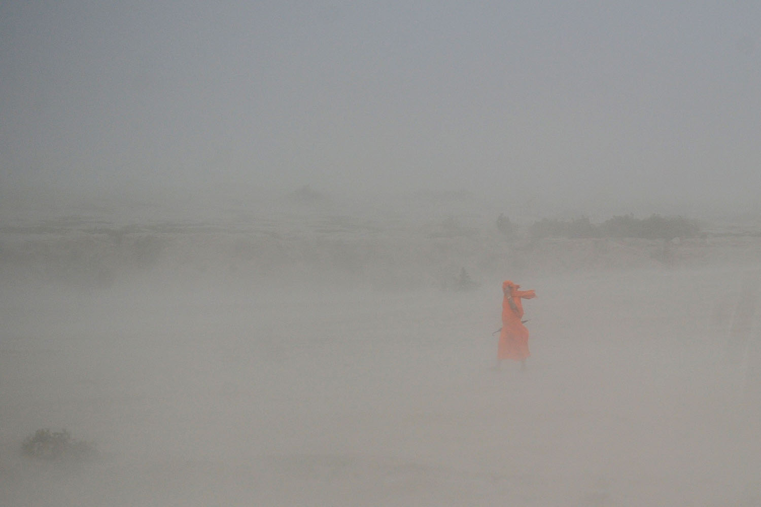 INDIA-WEATHER-DUST STORM