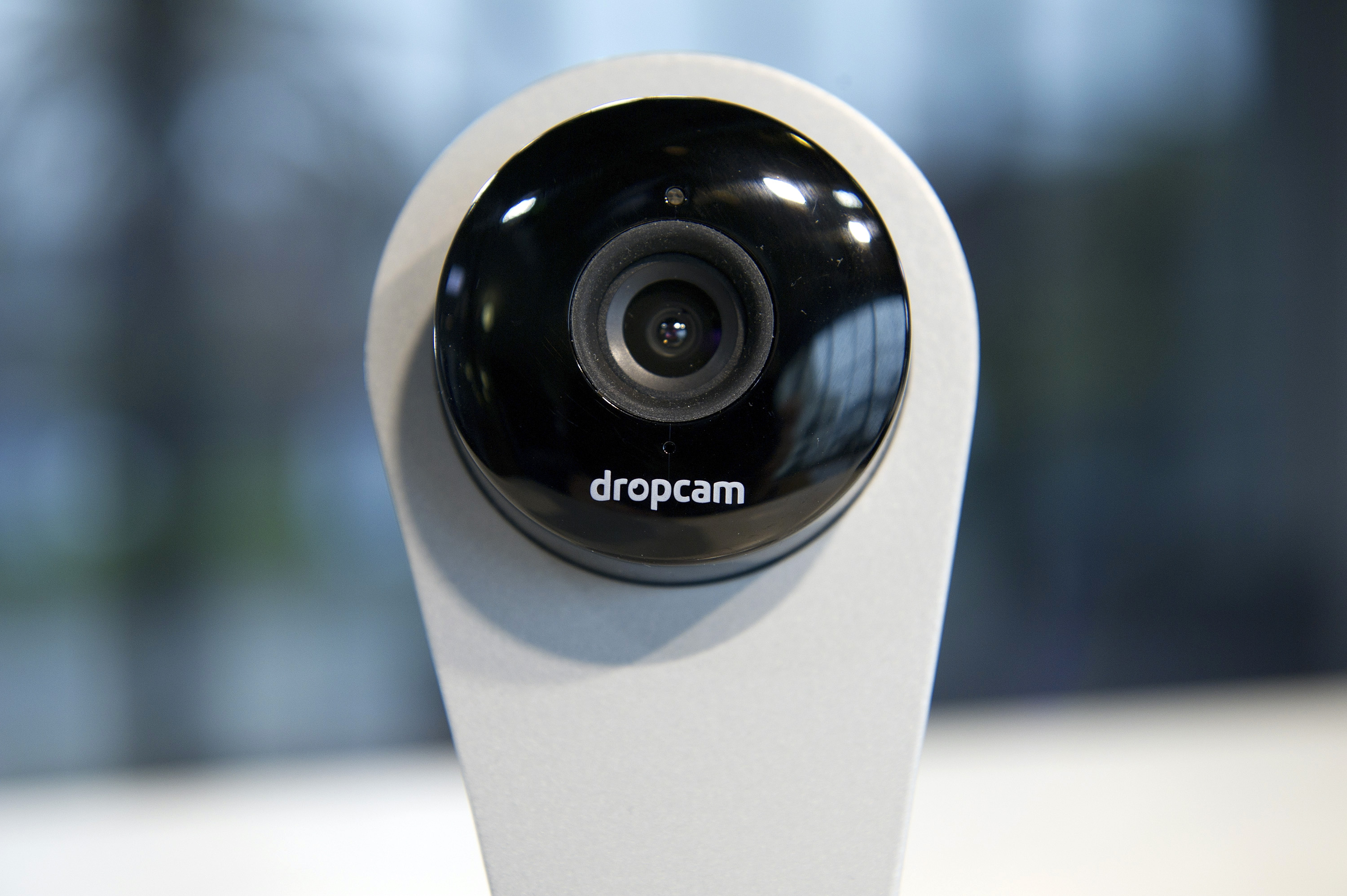 The Dropcam HD Wi-Fi home video-monitoring camera is displayed for a photograph in San Francisco, California, U.S., on Wednesday, May 16, 2012. (David Paul Morris/Bloomberg—Getty Images)