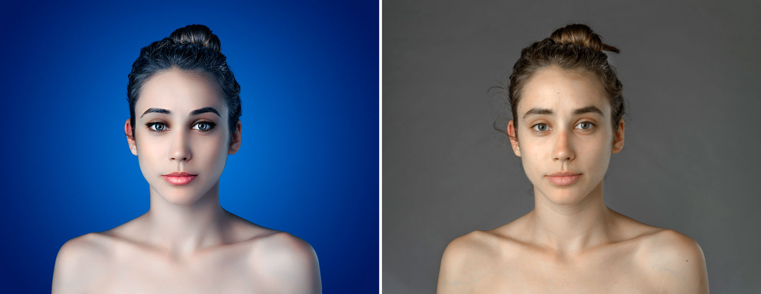 Esther Honig Photoshop Before and After