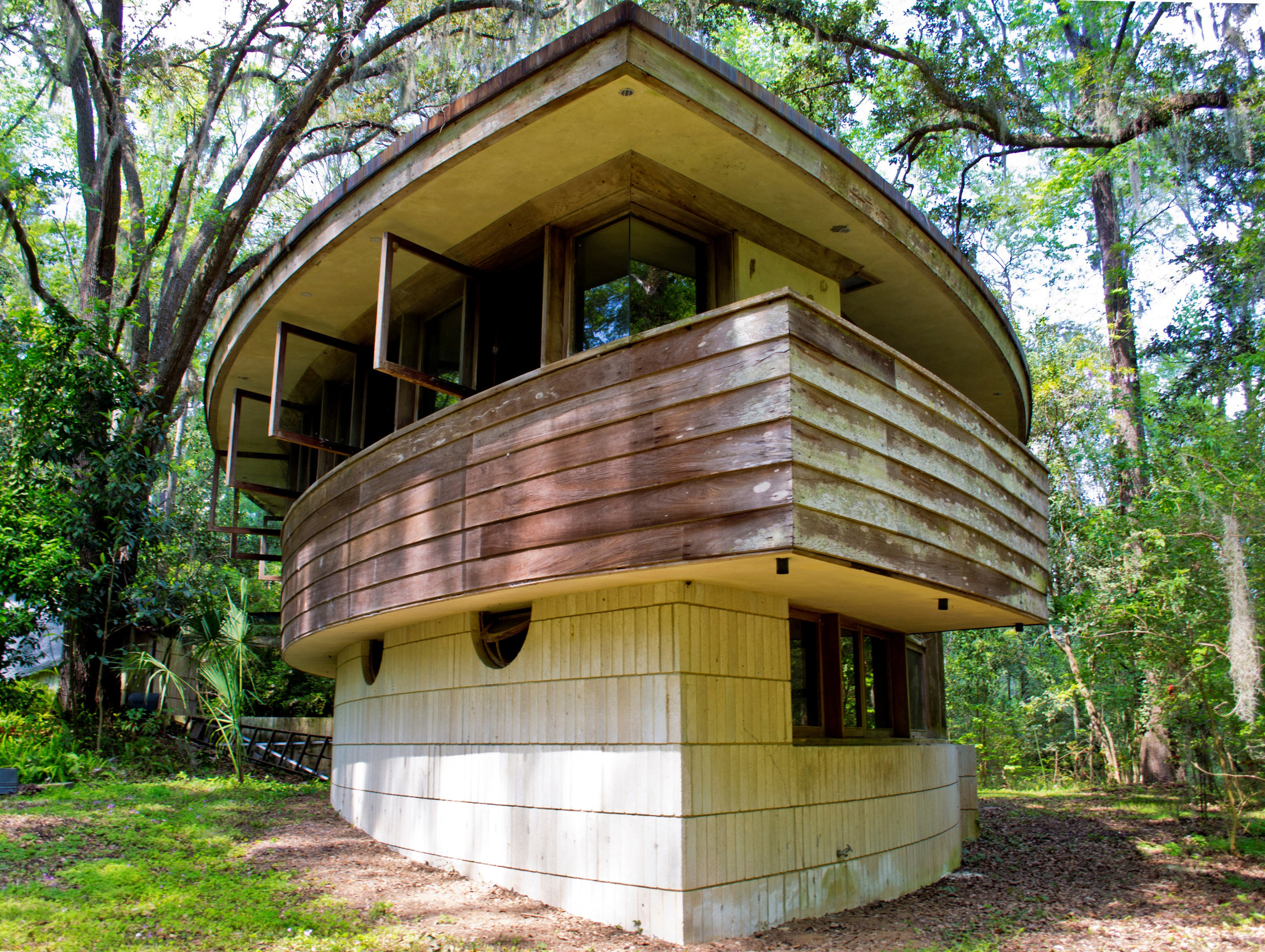 Frank Lloyd Wright's Spring House in Tallahassee, Fla. (Alan C. Spector)