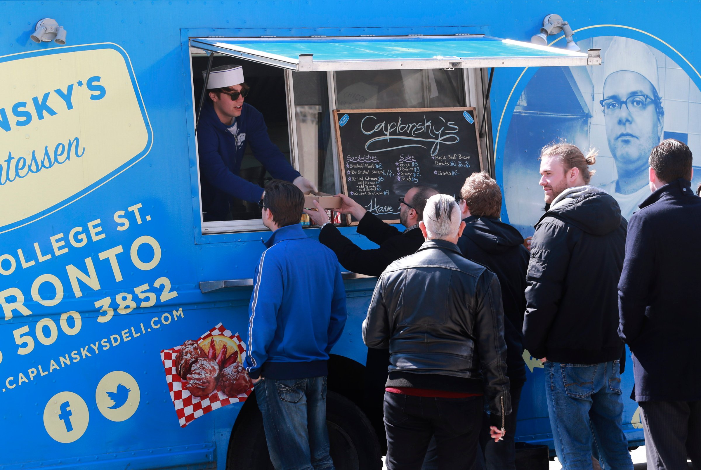 Food trucks gather at Nathan Phillips Square
