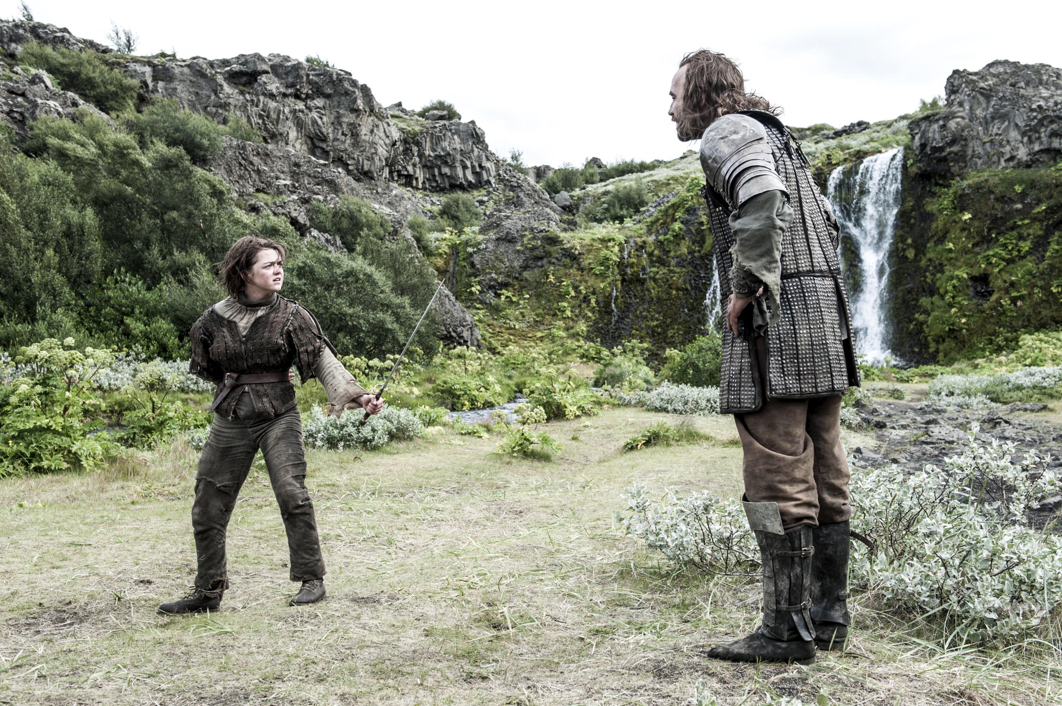 Arya Stark and The Hound