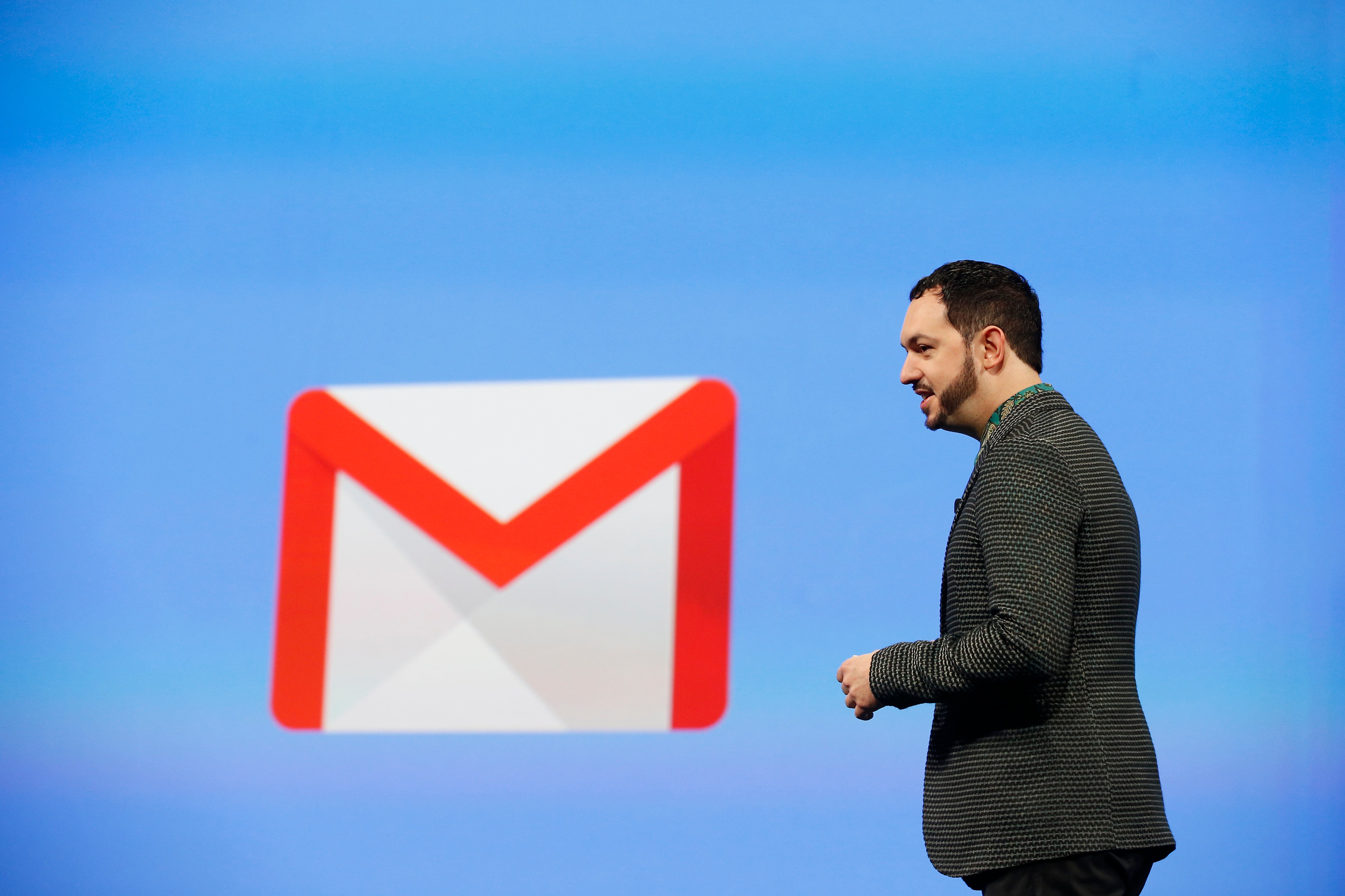 Matias Durante, Vice President, Design at Google, speaks on stage during the Google I/O Developers Conference at Moscone Center on June 25, 2014 in San Francisco, California. (Stephen Lam&mdash;Getty Images)