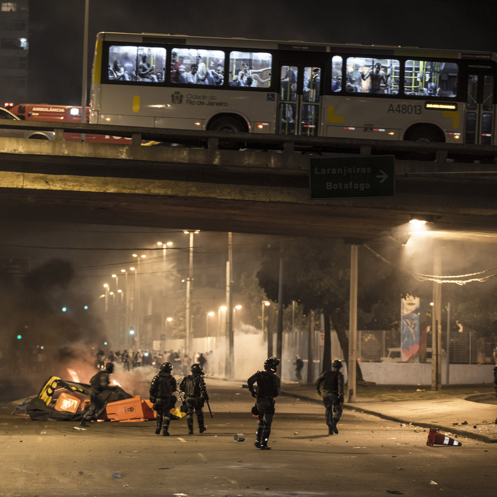 Riots in Rio de Janeiro