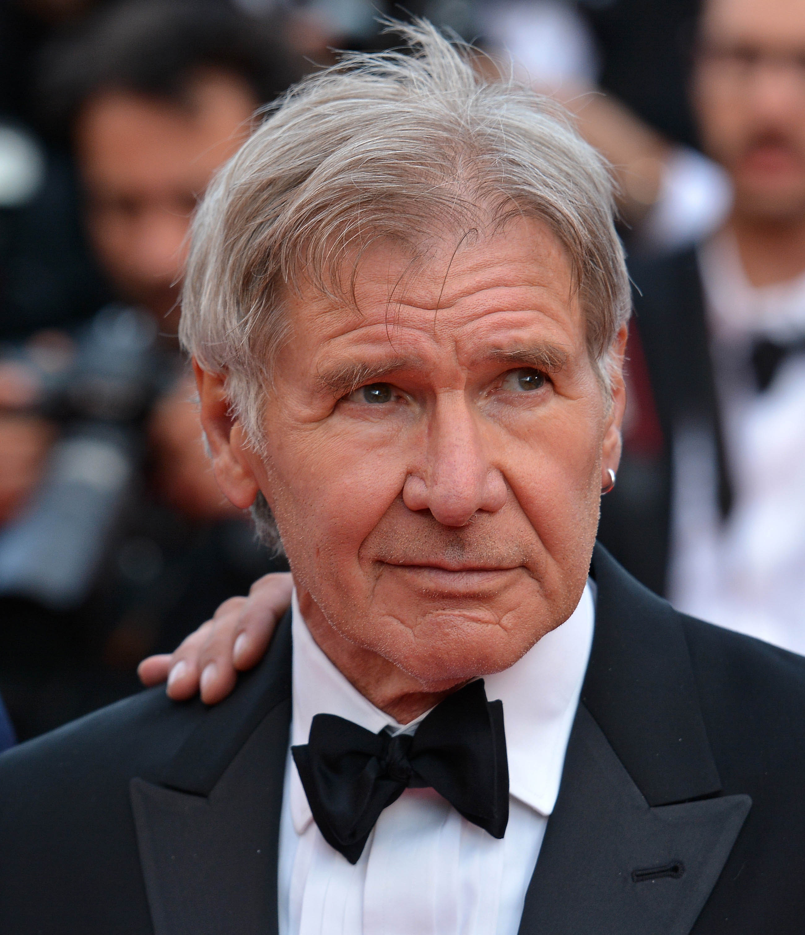 Harrison Ford  arrives for the screening of the film 'The Homesman' at the 67th Cannes Film Festival in Cannes, France, May 18, 2014. (Mustafa Yalcin—Anadolu Agency/Getty Images)