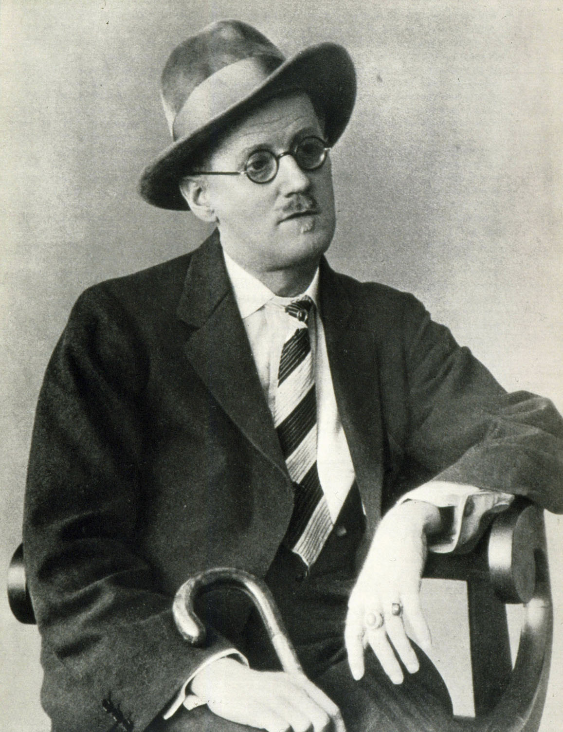 A portrait of James Joyce  taken in January 1941. (Culture Club/Getty Images)