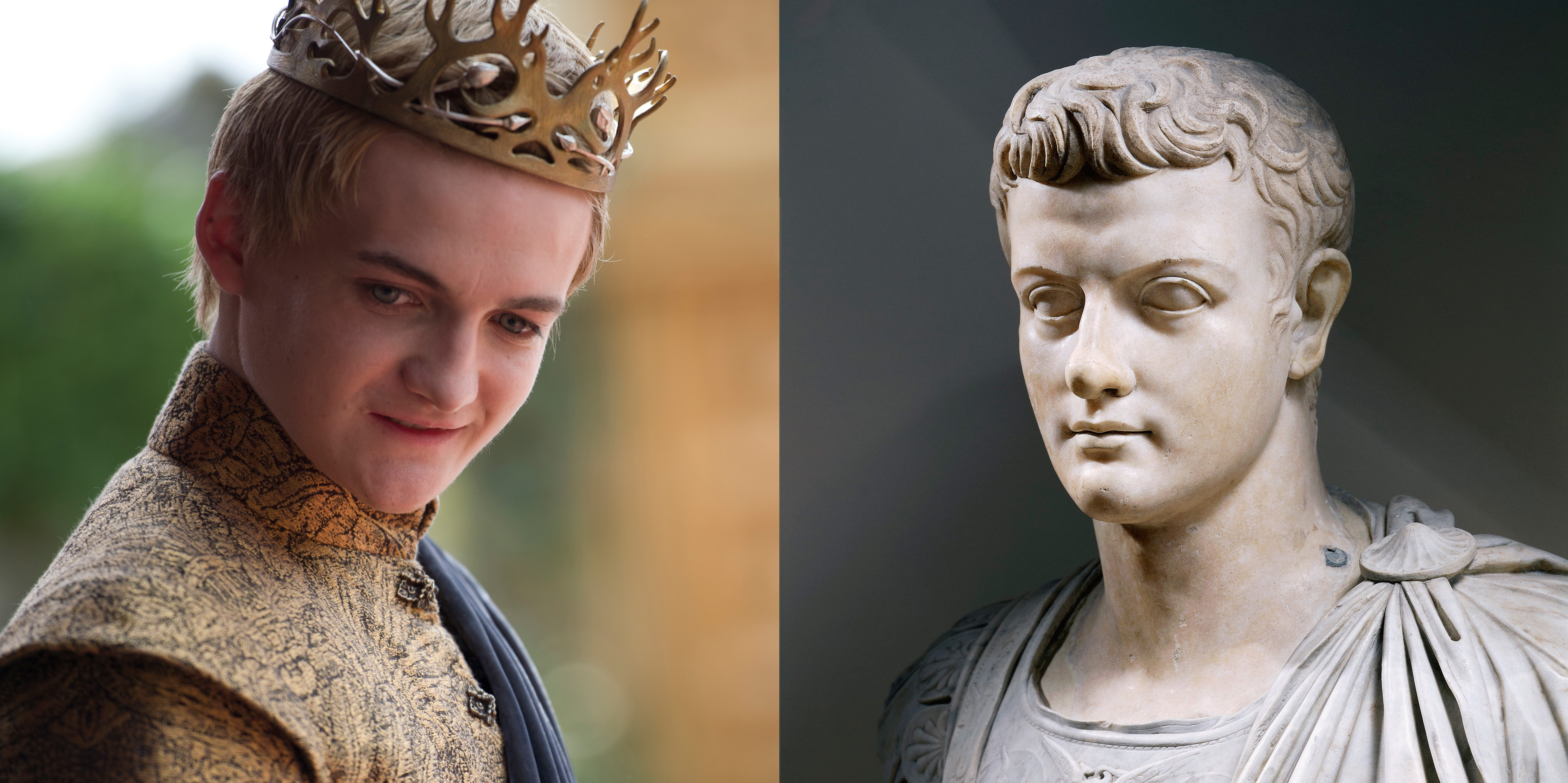 From left: Joffrey and Caligula.