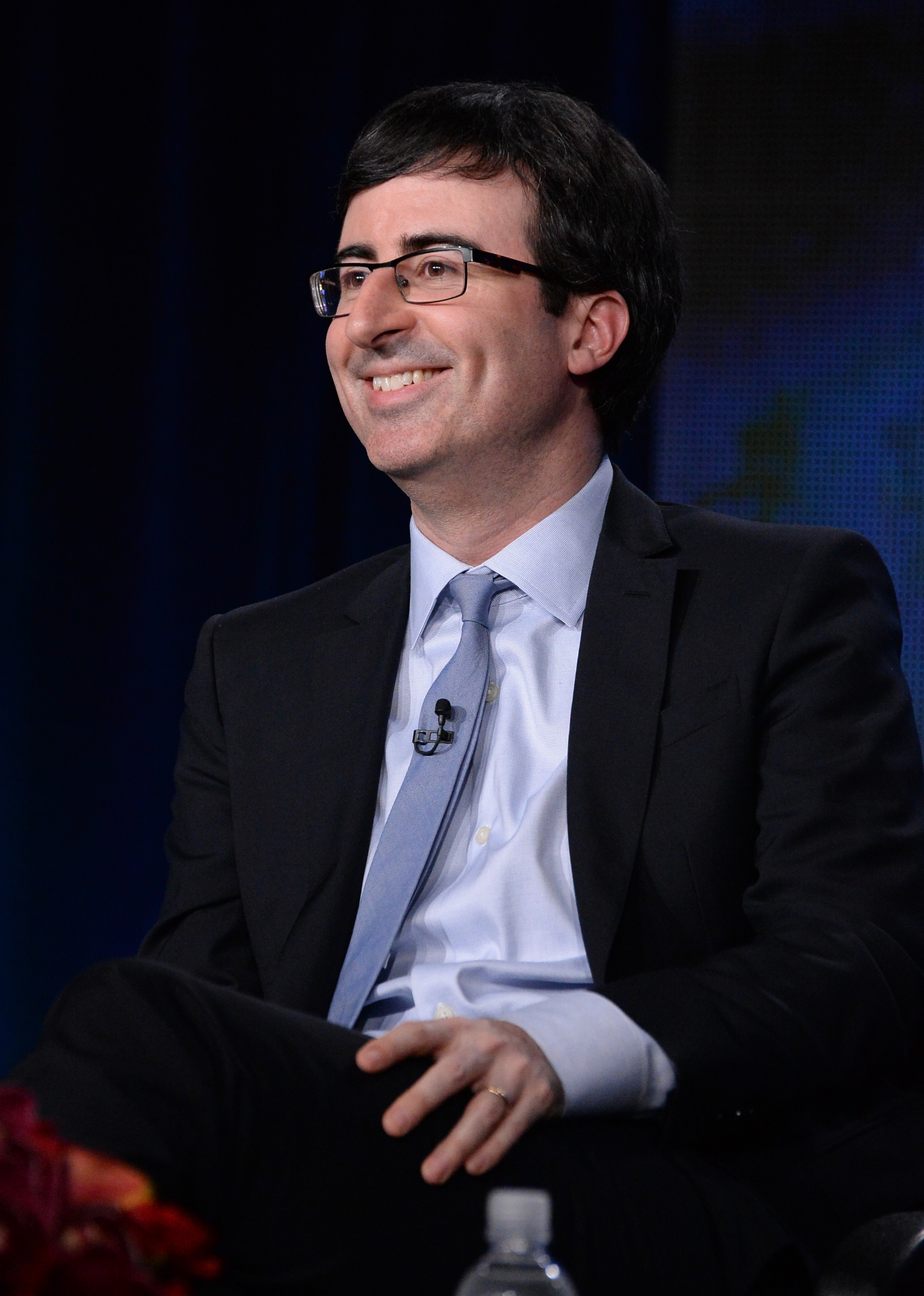 John Oliver speaks onstage during the HBO Winter 2014 TCA Panel at The Langham Huntington Hotel and Spa on Jan. 9, 2014 in Pasadena, Calif.