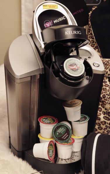 A Keurig coffee brewer, part of the Grammy Gift Bag from the 48th Annual Grammy Awards. (Vince Bucci&mdash;Getty Images)