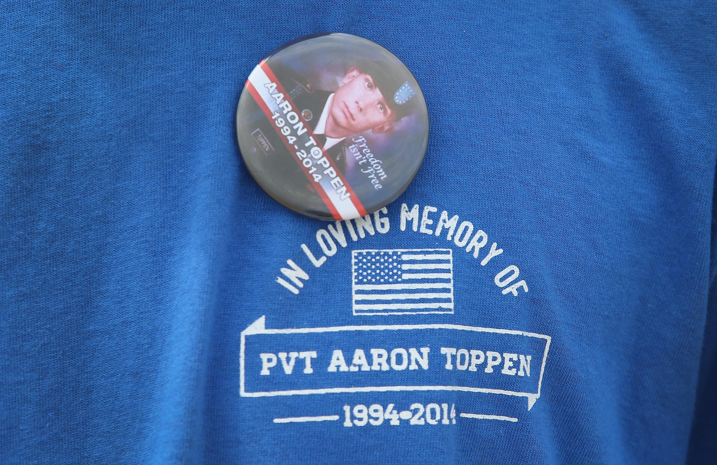 Aaron Toppen Soldier Funeral Illinois Afghanistan