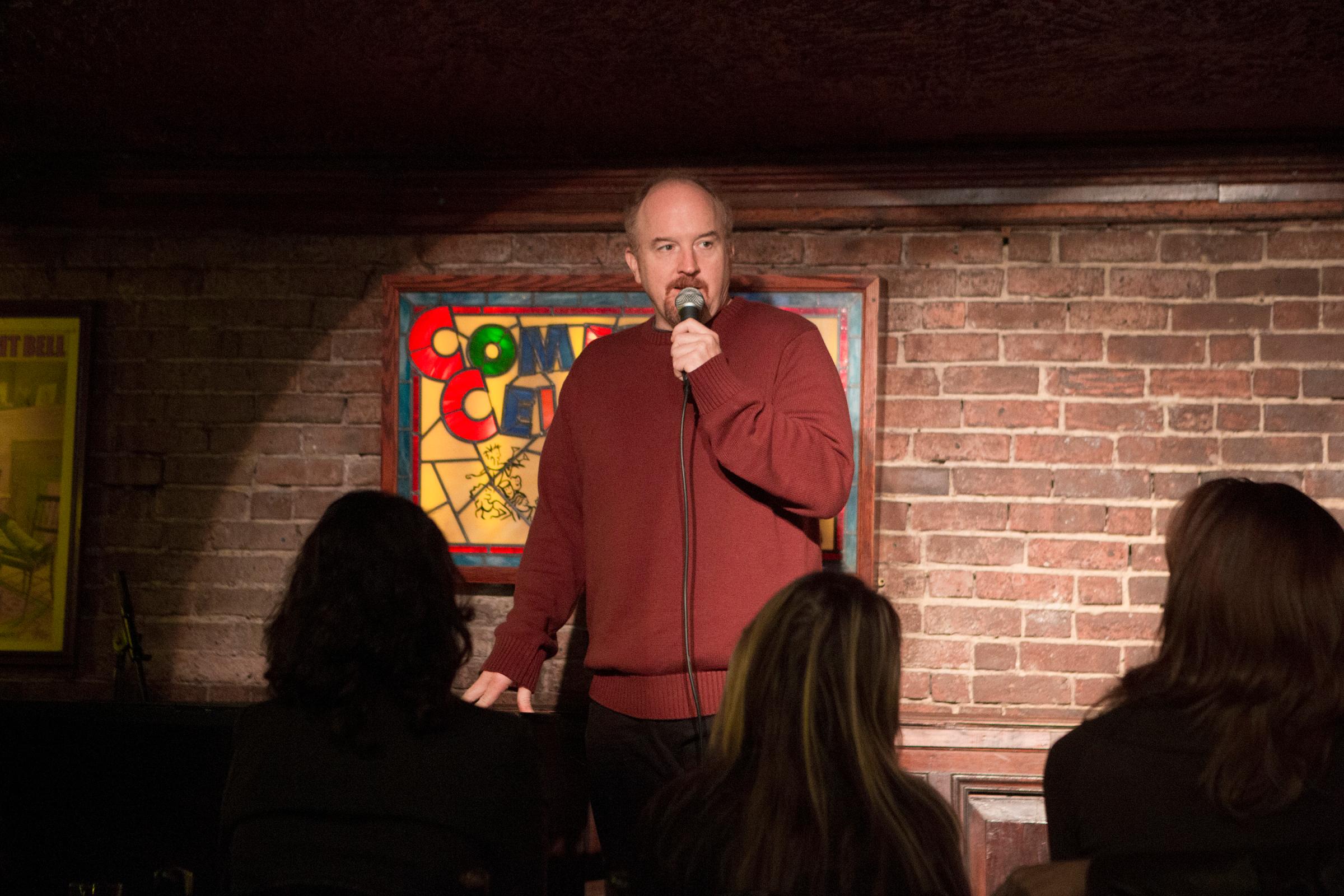 LOUIE: Episode 8: "Elevator Part 5" (Airs Monday, May 26, 10:30 pm e/p). Pictured: Louis C.K. as Louie. CR: KC Bailey/FX