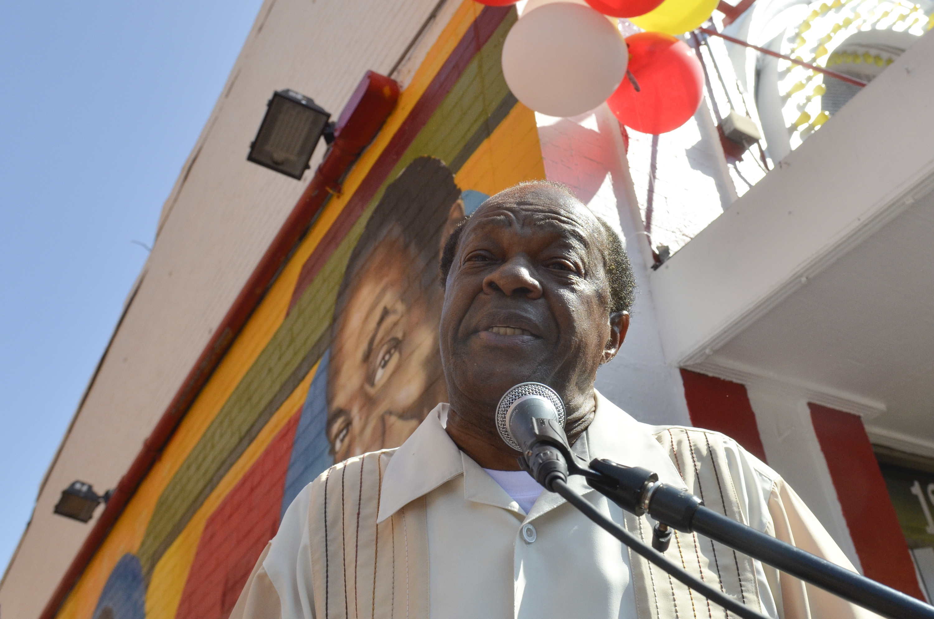 Marion Barry speaks during the 55th Anniversary of Ben's Chili Bowl on August 22, 2013 in Washington, DC. (Kris Connor—Getty Images)