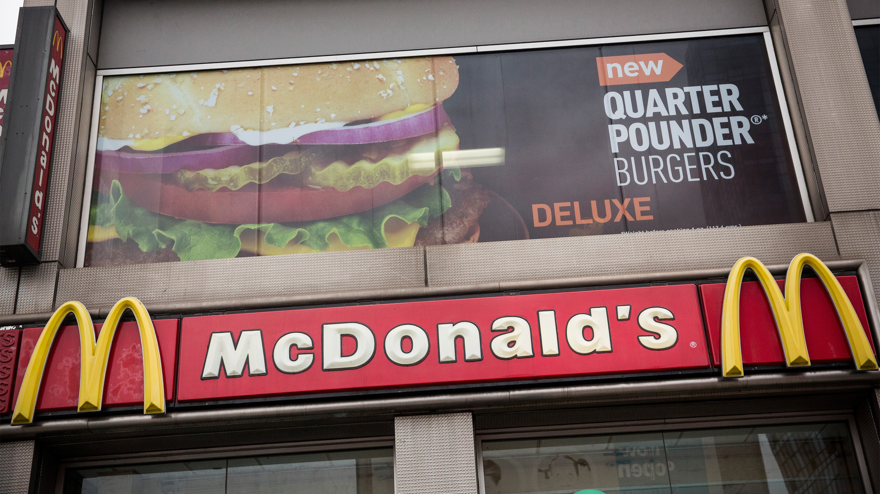 A McDonald's is seen on June 9, 2014 in New York City. (Andrew Burton&mdash;Getty Images)