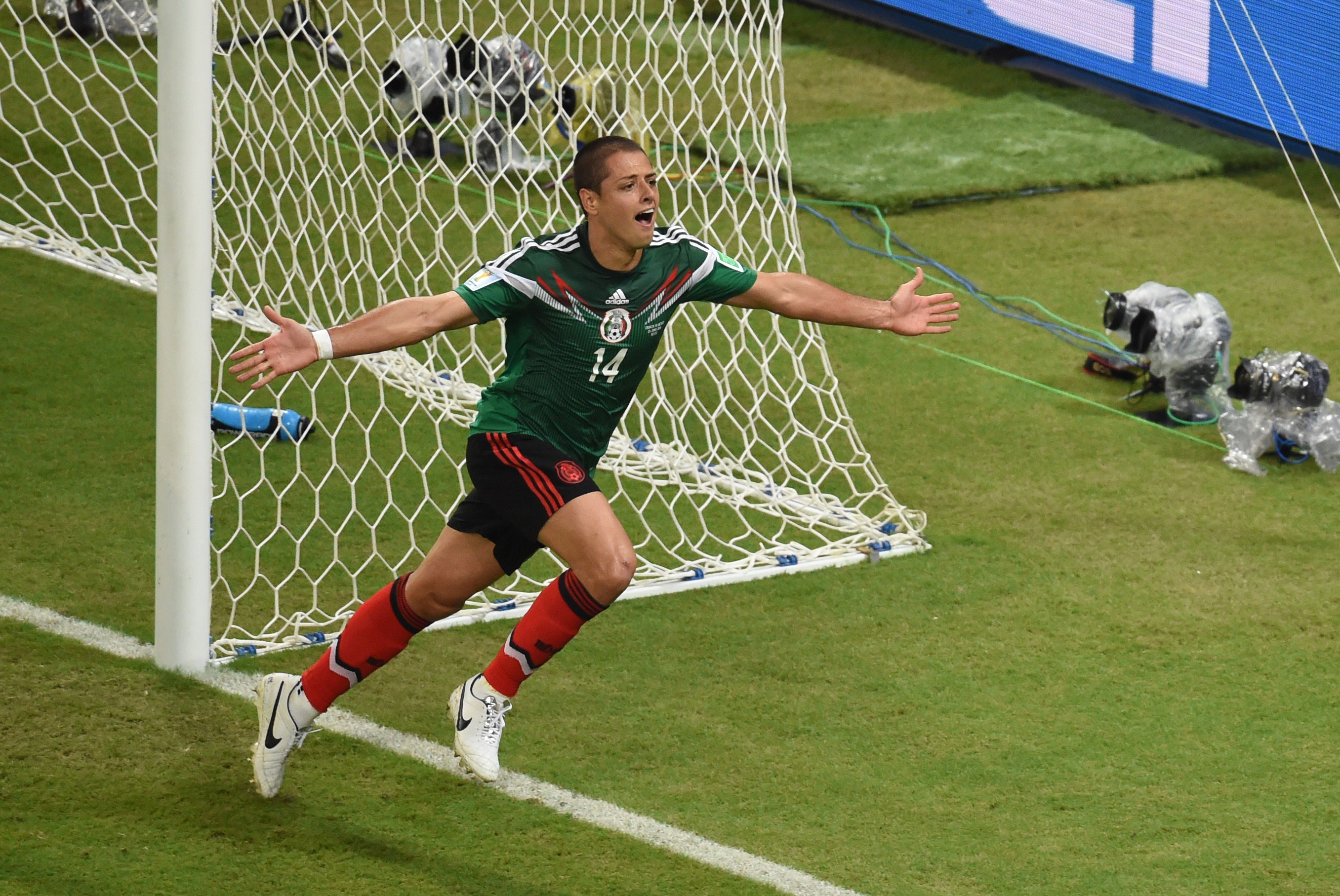 World Cup 2014 Football Soccer Mexico Finds Fan in USA, Round of 16 Time