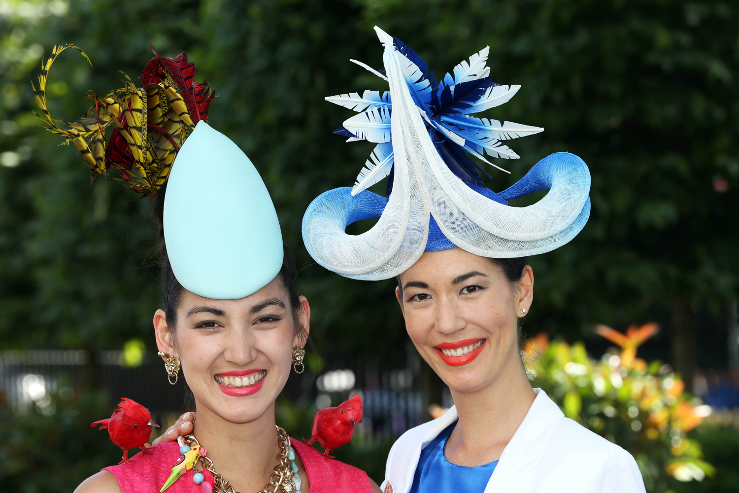 Angela Menz and Lisa Tan on the opening day of Royal Ascot, June 17, 2014.