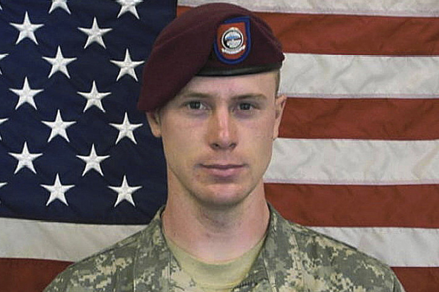 U.S. Army Sergeant Bowe Berghdal is pictured in handout photo provided by U.S. Army