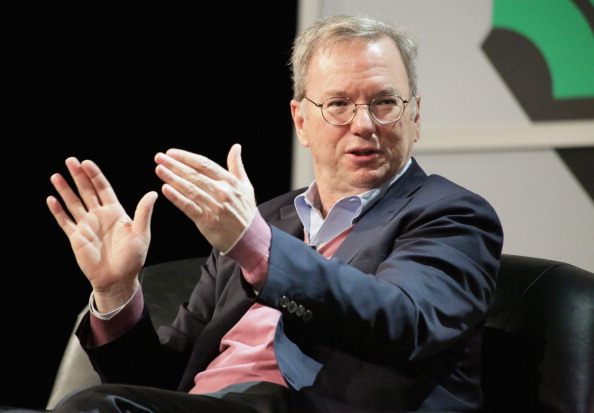 Google executive chairman Eric Schmidt speaks during the 2014 SXSW Festival in Austin on March 7, 2014 (Heather Kennedy / Getty Images)
