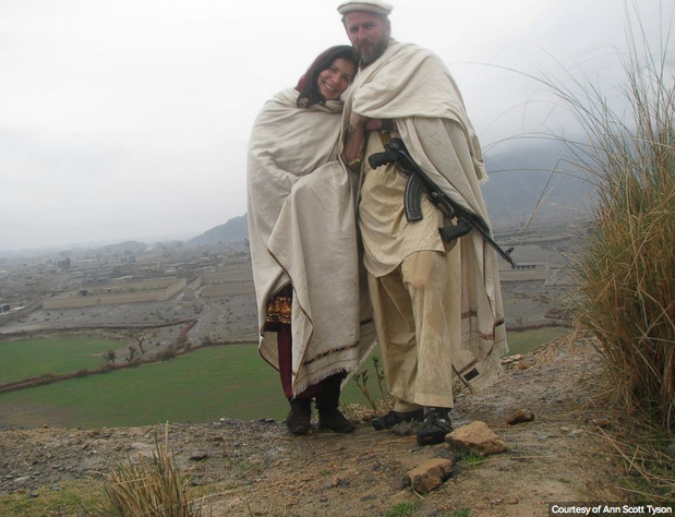 Gant and Tyson in Afghanistan. (ABC/Ann Scott Tyson)