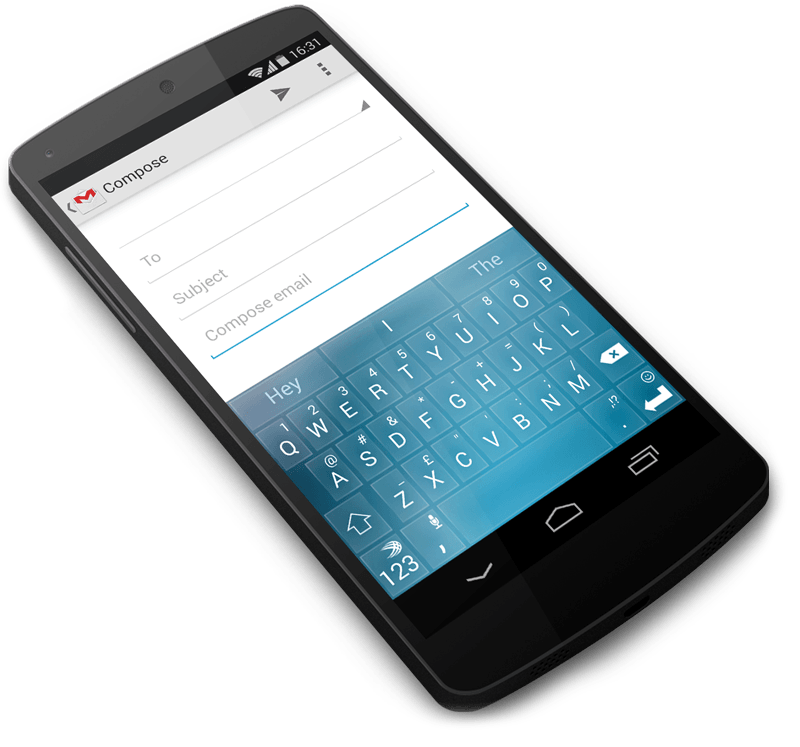 The SwiftKey Android keyboard predicts which word you'll type next (SwiftKey)