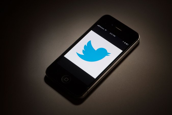 The Twitter Inc. logo is displayed on a mobile device for a photograph in New York, U.S., on Monday, Sept. 16, 2013. Twitter Inc., which announced plans last week for an initial public offering, is still deciding whether to list on the New York Stock Exchange or Nasdaq Stock Market, setting off a horse race for the high-profile deal. Photographer: Scott Eells/Bloomberg via Getty Images (Bloomberg/Getty Images)