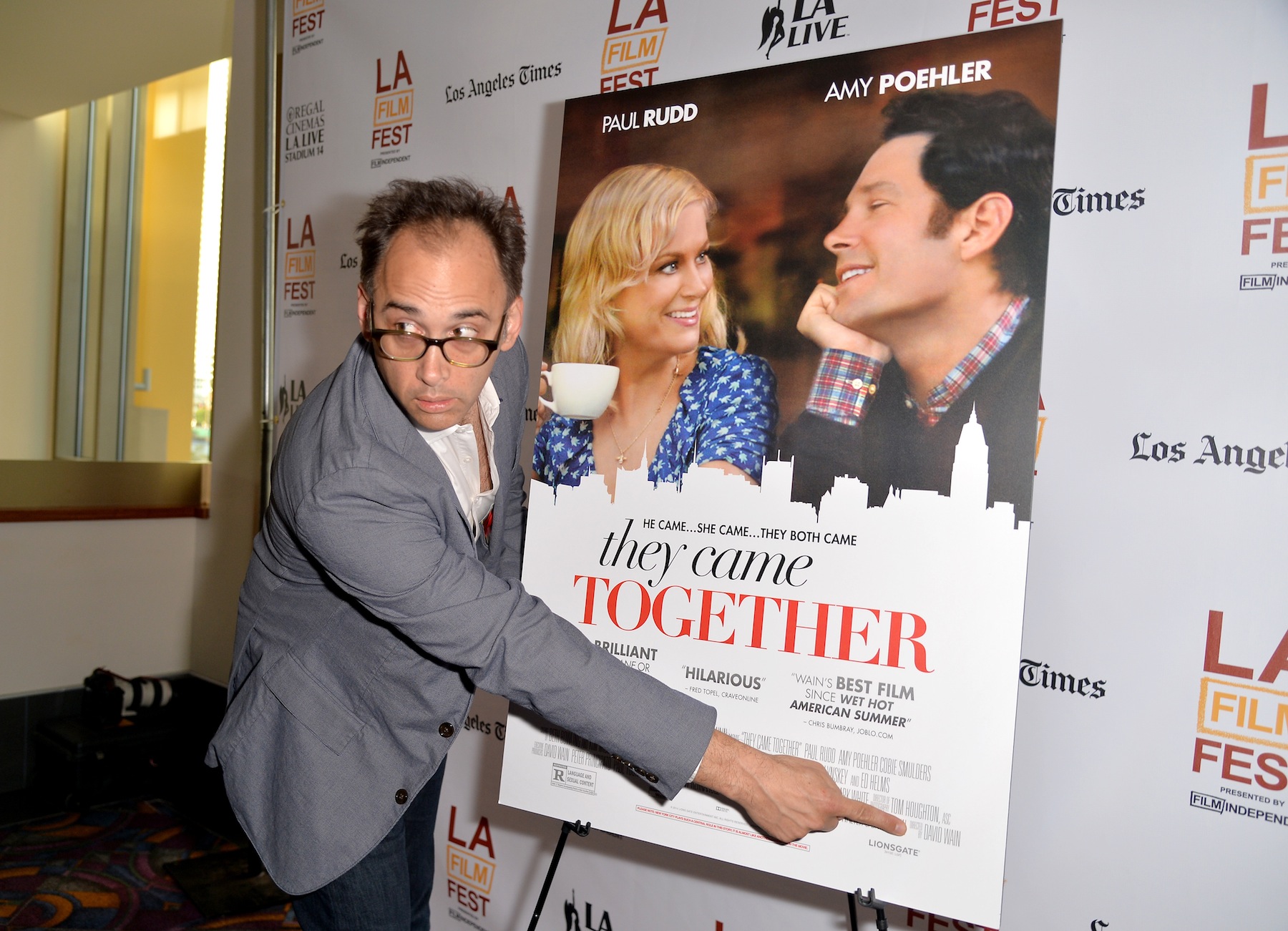 David Wain attends the premiere of 