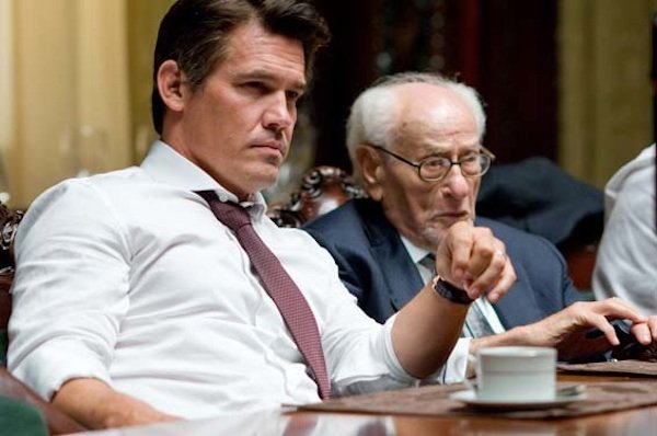 Eli Wallach (right) with Josh Brolin in "Wall Street: Money Never Sleeps." (20th Century Fox)