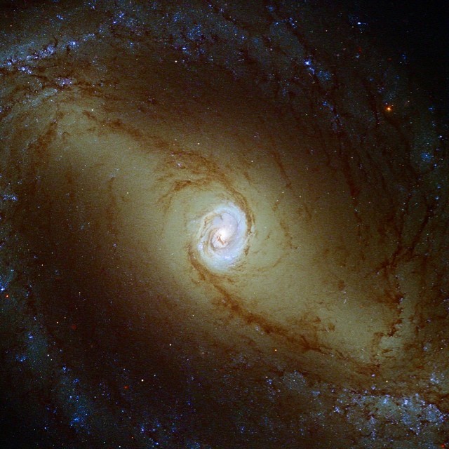 Jul. 14, 2014. Hubble Sees a Galaxy With a Glowing Heart -- This view, captured by the NASA/ESA Hubble Space Telescope, shows a nearby spiral galaxy known as NGC 1433. At about 32 million light-years from Earth, it is a type of very active galaxy known as a Seyfert galaxy — a classification that accounts for 10% of all galaxies.