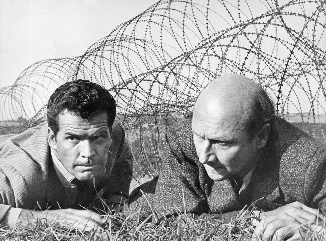 James Garner And Donald Pleasance In 'The Great Escape'
