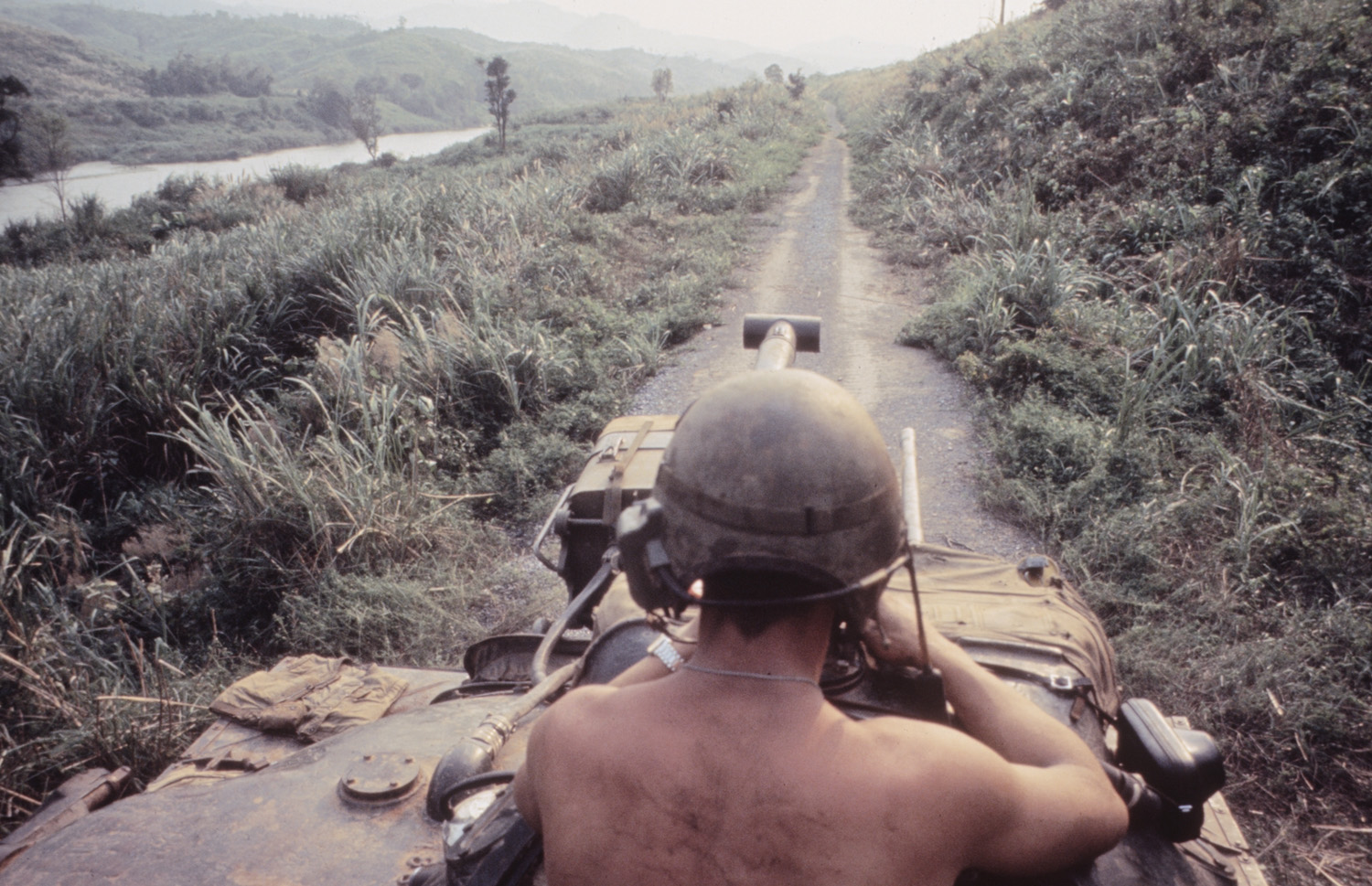 "Route 9" in Vietnam during Operation Pegasus, 1968.