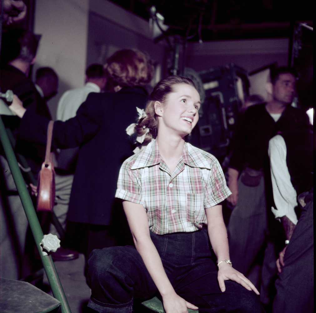Actress Debbie Reynolds, 1950.