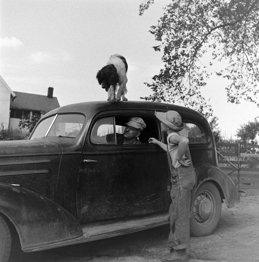 Larry and Dunk, Iowa, 1945.