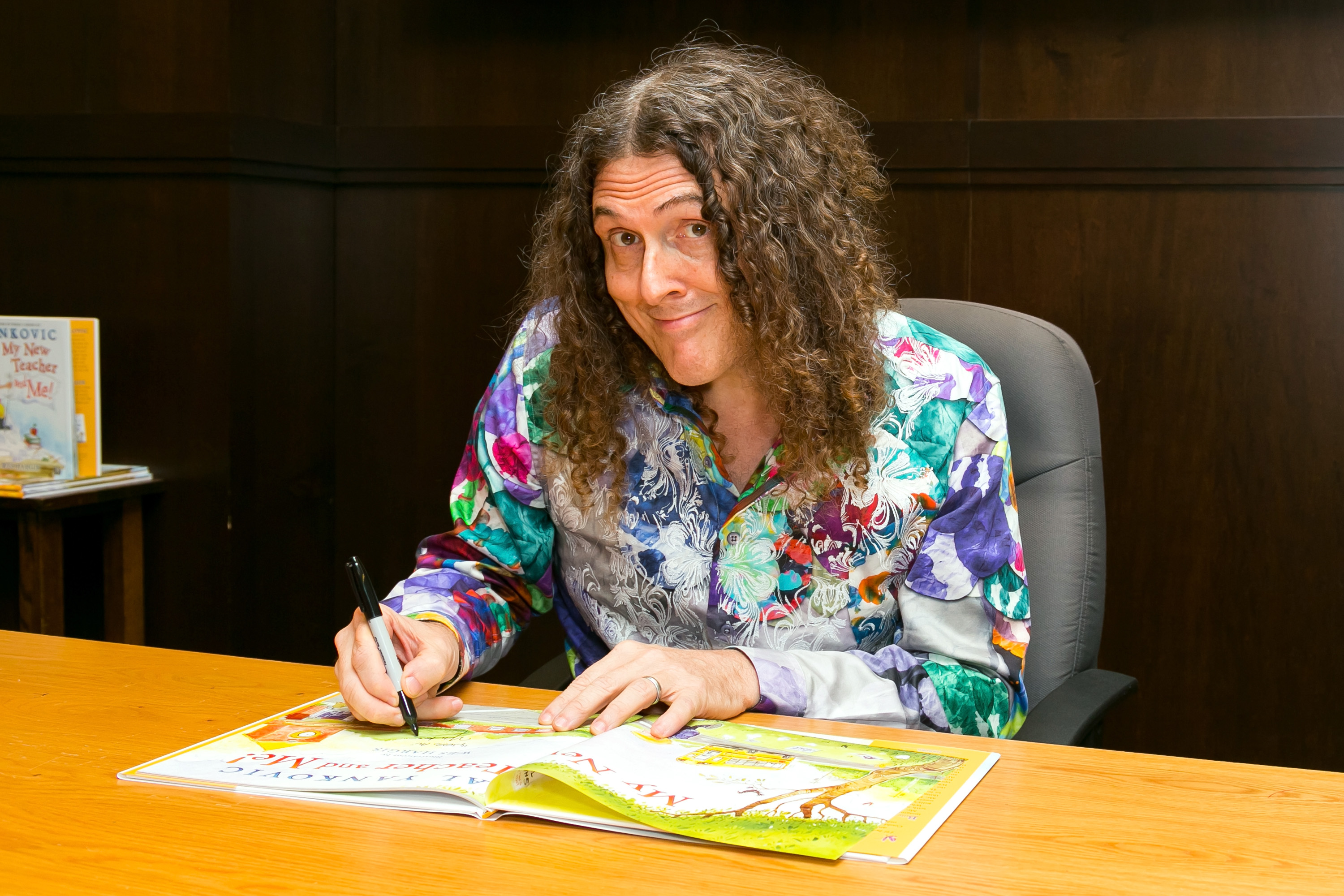 "Weird Al" Yankovic Book Signing For "My New Teacher And Me"
