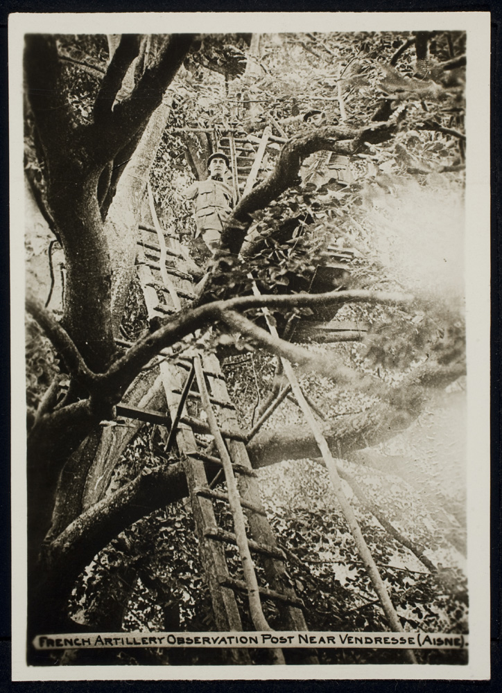 French artillery observation post near Vendresse (Aisne), ca. 1917
                              
                              
                              George Eastman House Collection