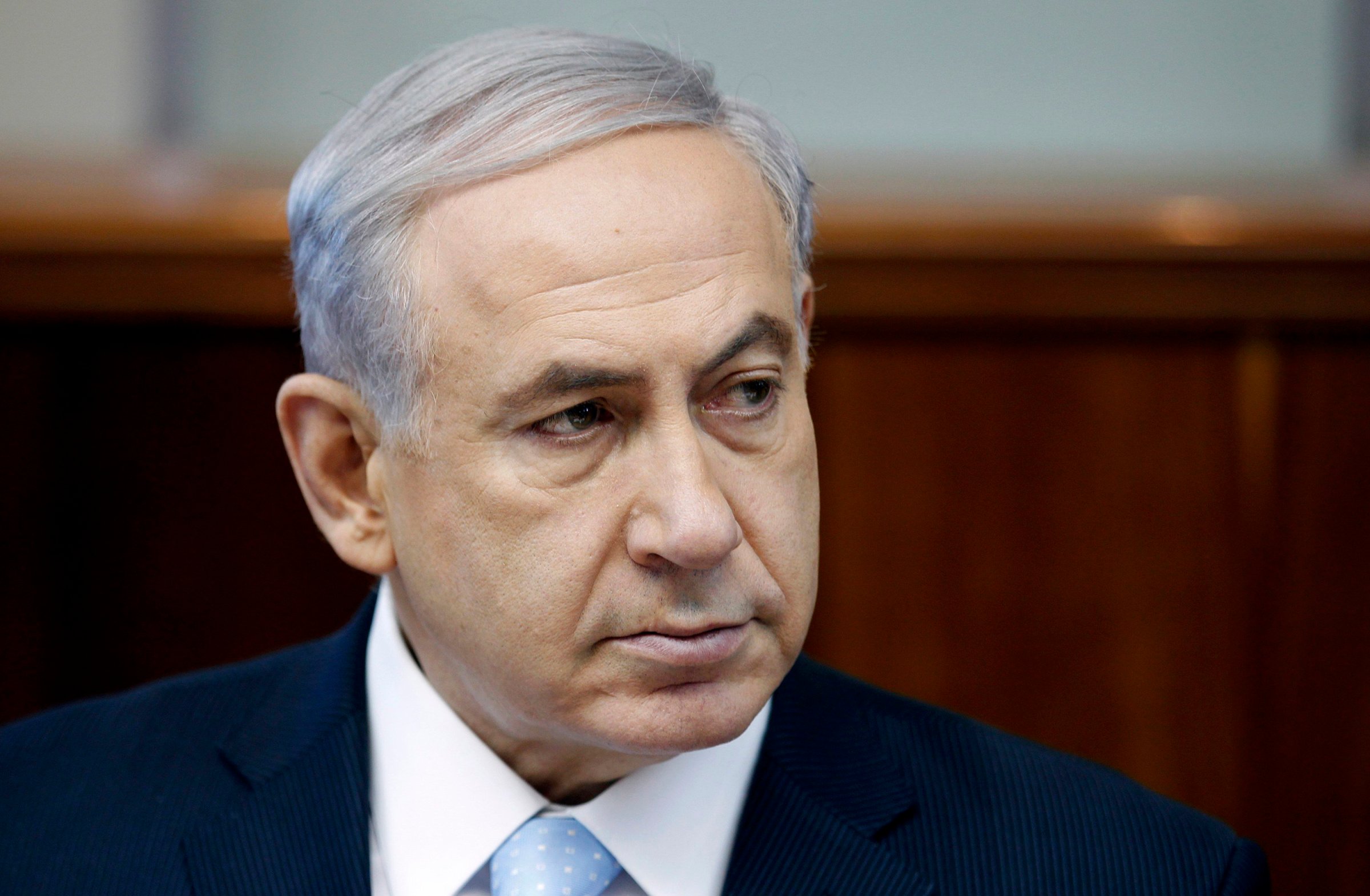 Israel's Prime Minister Netanyahu attends cabinet meeting in Jerusalem